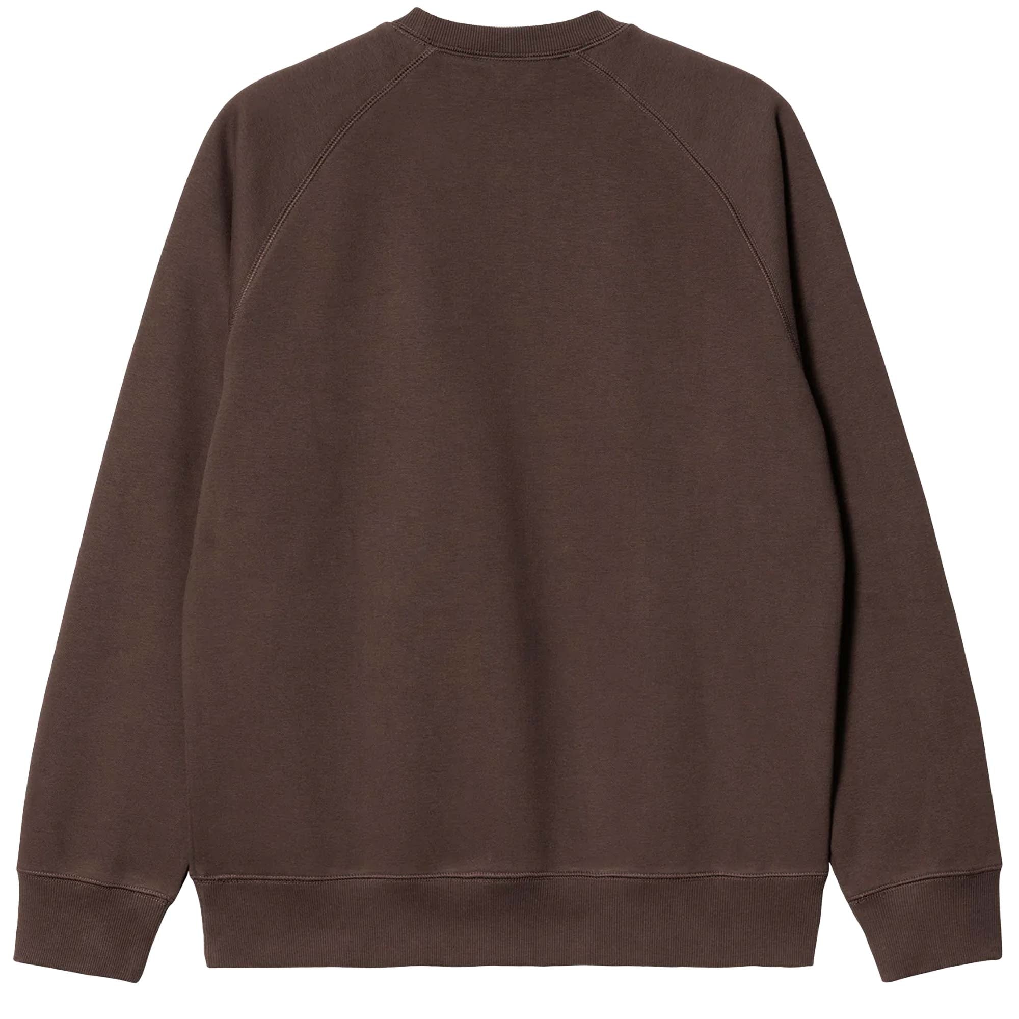 Carhartt WIP Chase Sweatshirt - Dark Umber/Gold