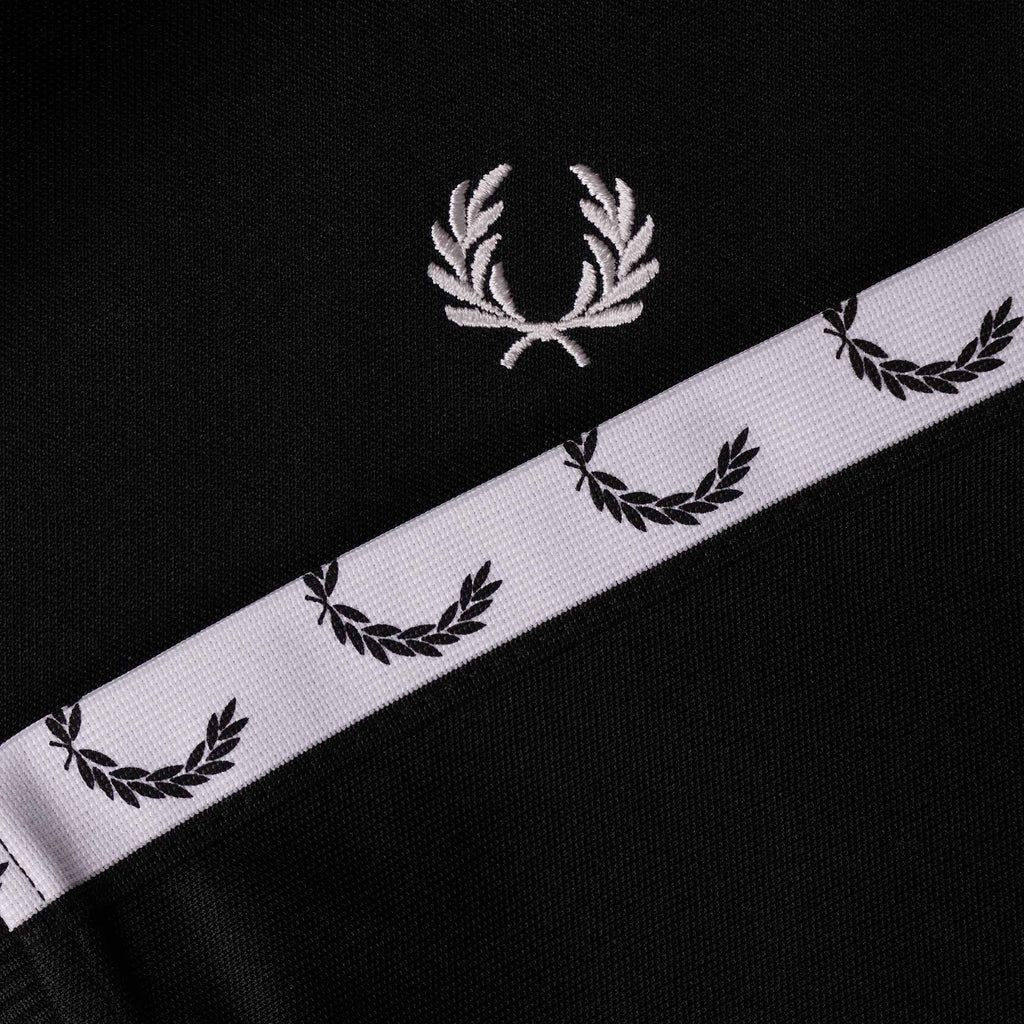 Fred Perry Taped Track Jacket - Black