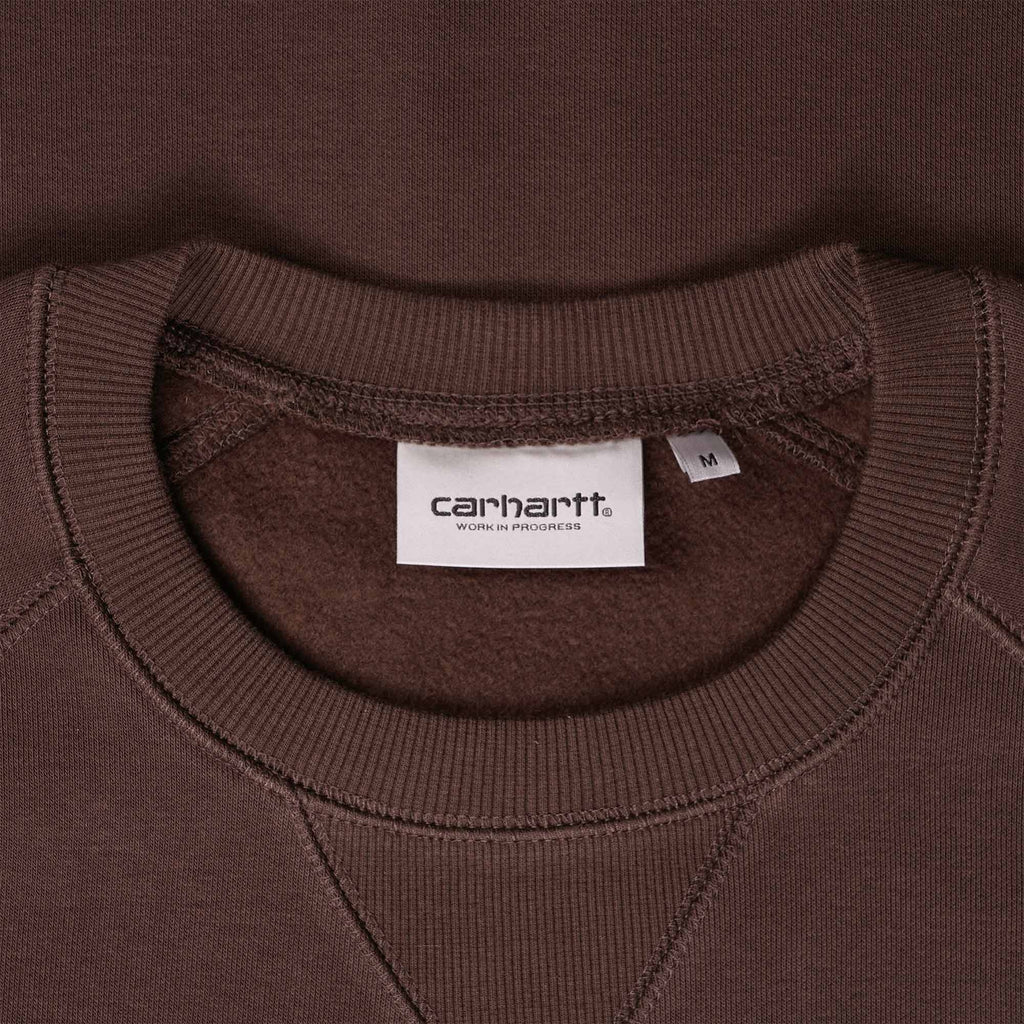 Carhartt WIP Chase Sweatshirt - Dark Umber/Gold