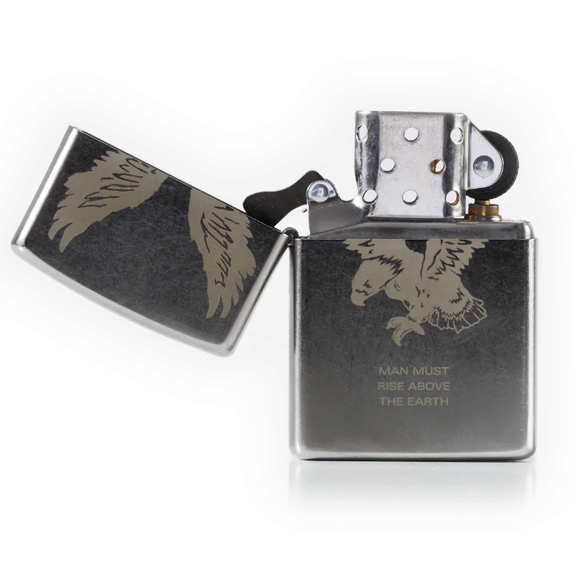 Maharishi Eagle Engraved Zippo Lighter