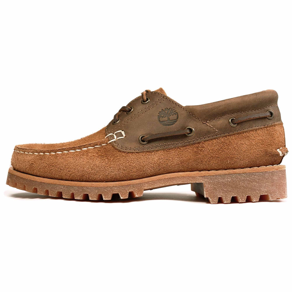 Timberland 3 Eye Lug Handsewn Boat Shoe - Brown
