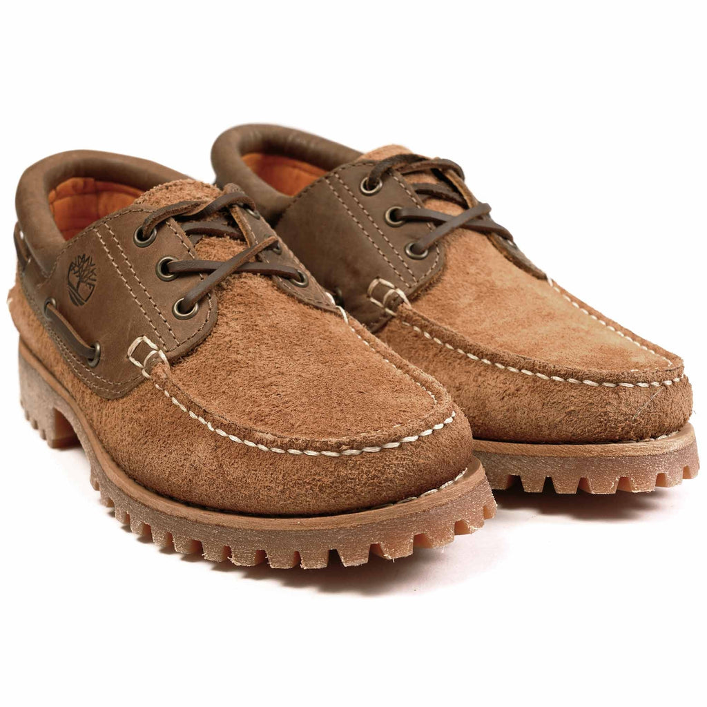 Timberland 3 Eye Lug Handsewn Boat Shoe - Brown