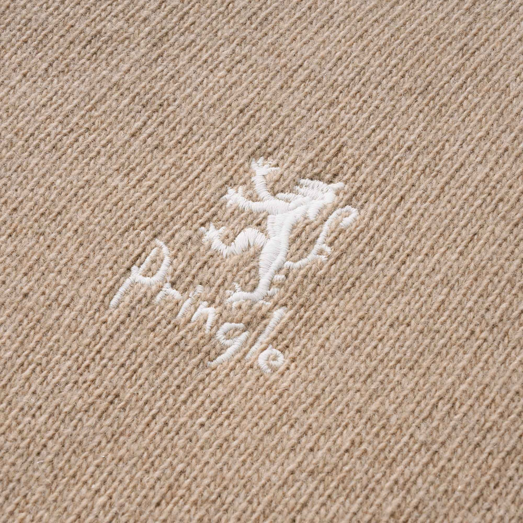 Pringle of Scotland V Neck Sleeveless Jumper - Camel