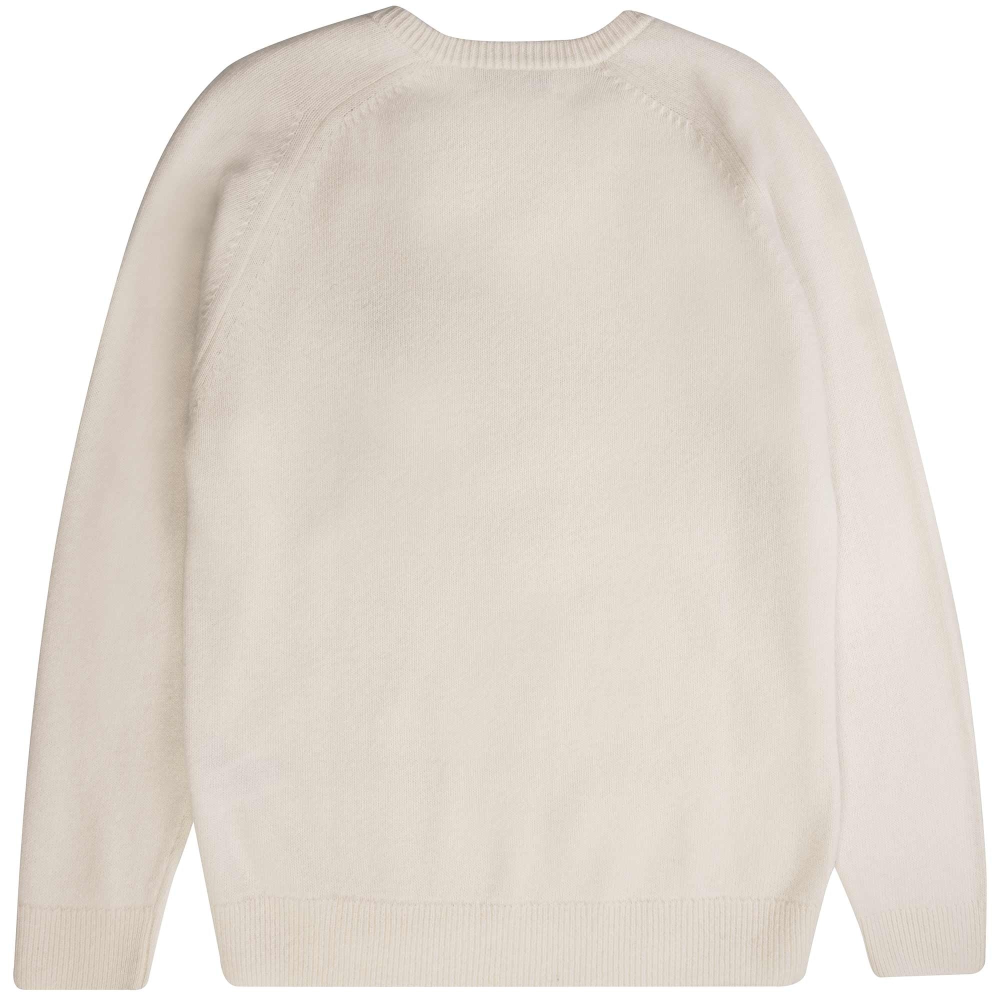 Pringle of Scotland V Neck Archive Lambswool Blend Jumper - Ivory