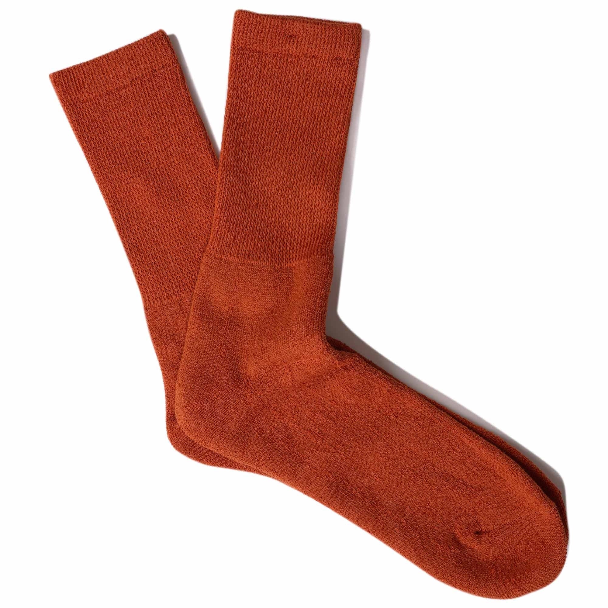 Anonymous Ism Pile Low Crew Socks - Orange