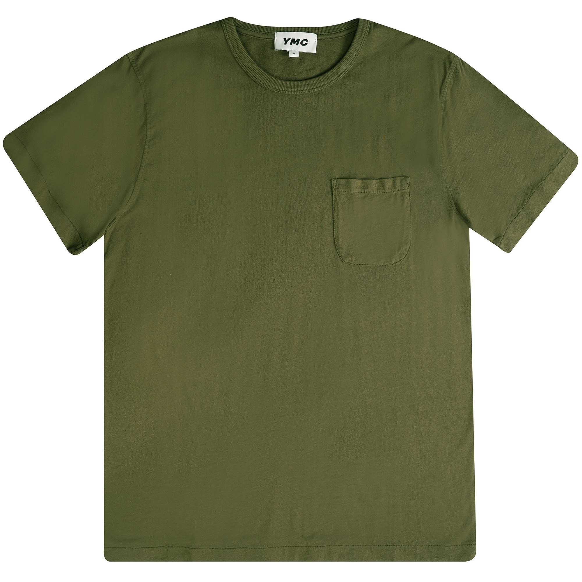 YMC Wild Ones Organic Slub Jersey T-shirt - Olive