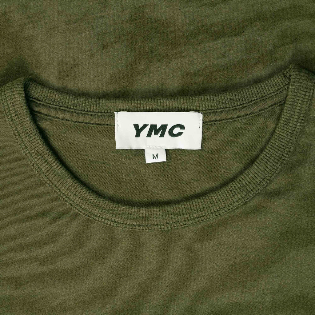 YMC Wild Ones Organic Slub Jersey T-shirt - Olive