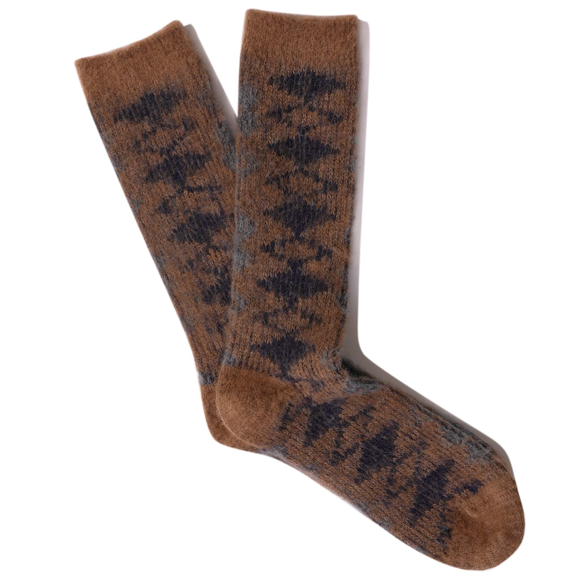 Anonymous Ism Napping Diamond JQ Socks - Brown