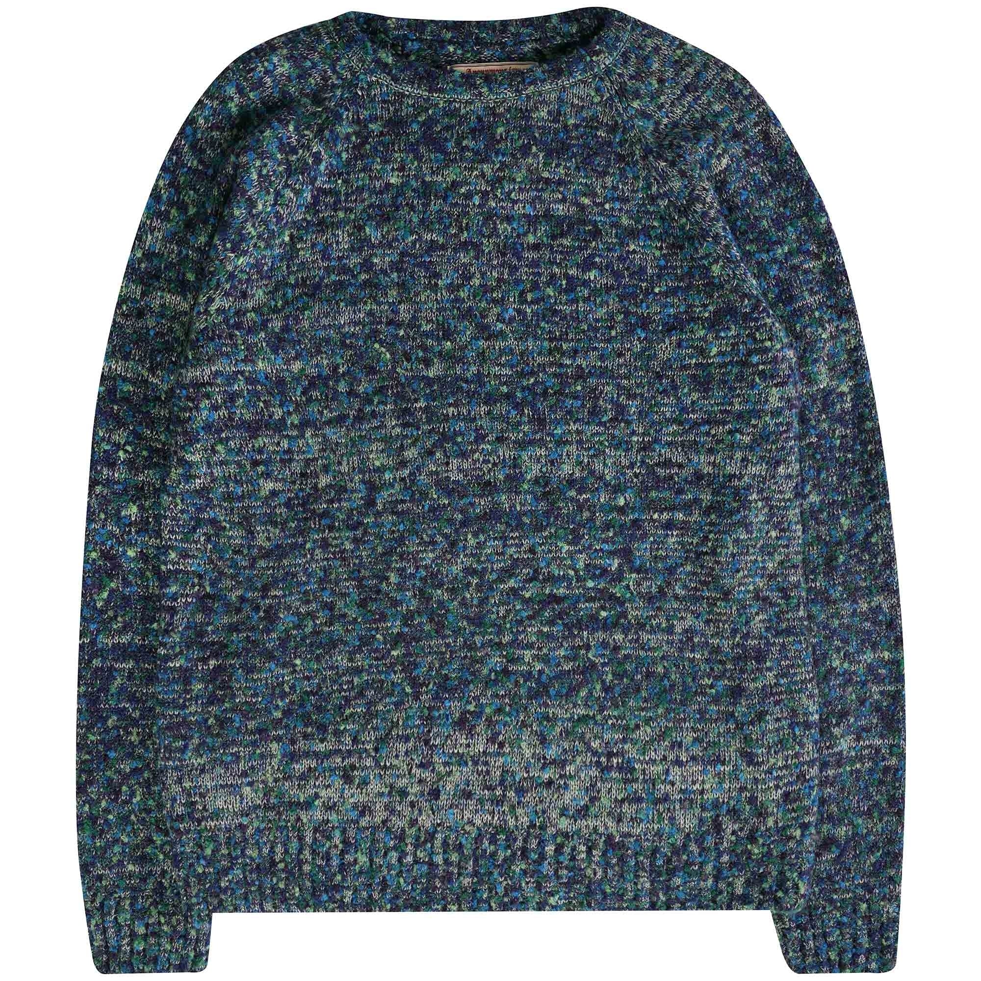 Anonymous Ism Slub Crew Neck Jumper - Navy