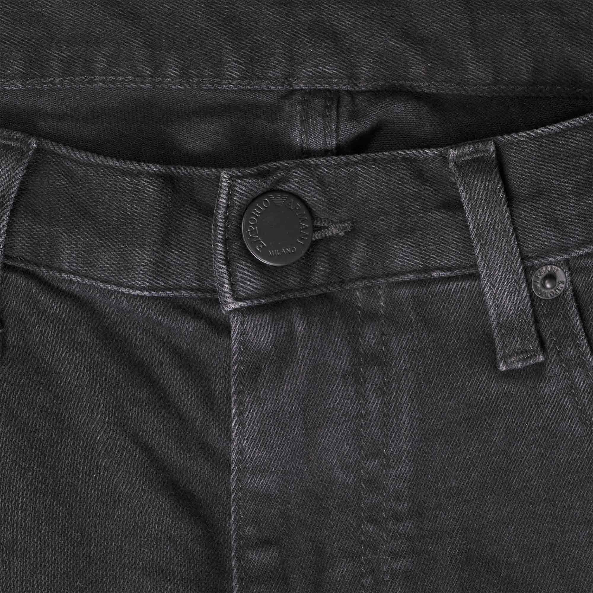 Emporio Armani J45 Regular Fit Jeans - Denim Nero