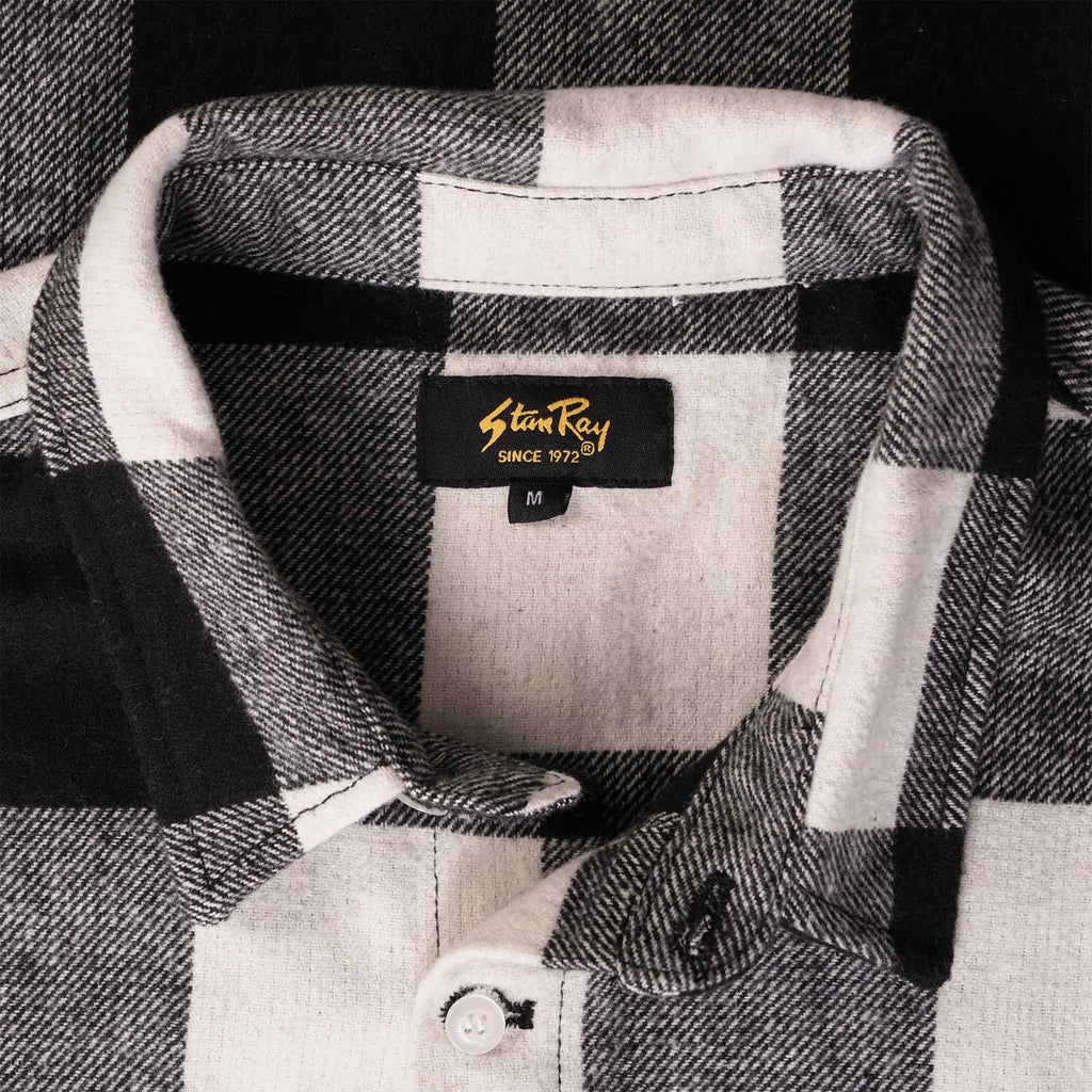 Stan Ray Work Shirt - Black/Natural Buffalo Check