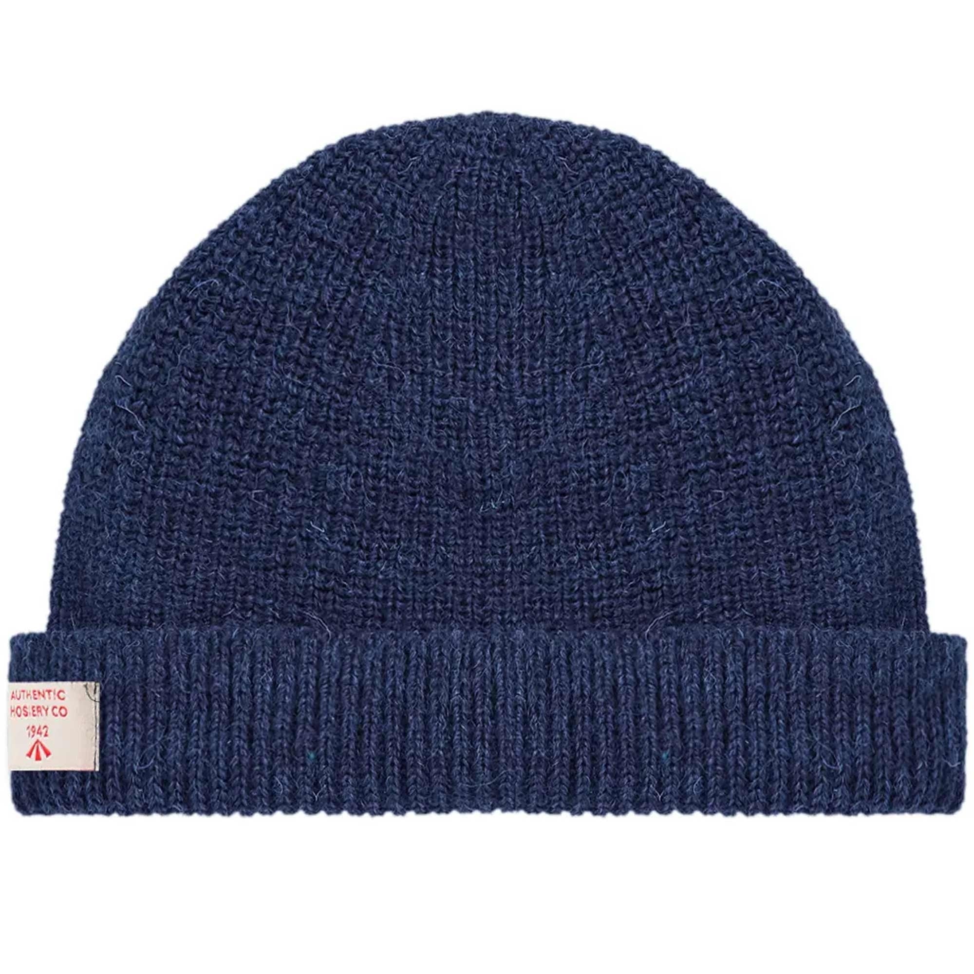 Nigel Cabourn Solid Beanie - Denim