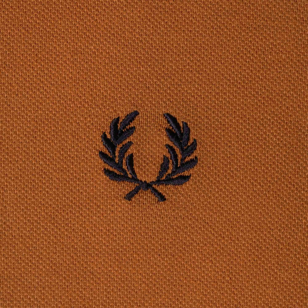 Fred Perry Reissues M12 Twin Tipped Polo Shirt - Nut Flake