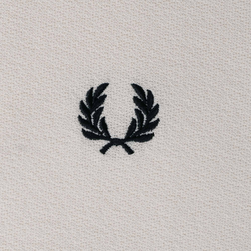 Fred Perry M4 Half Zip Polo Shirt - Ecru