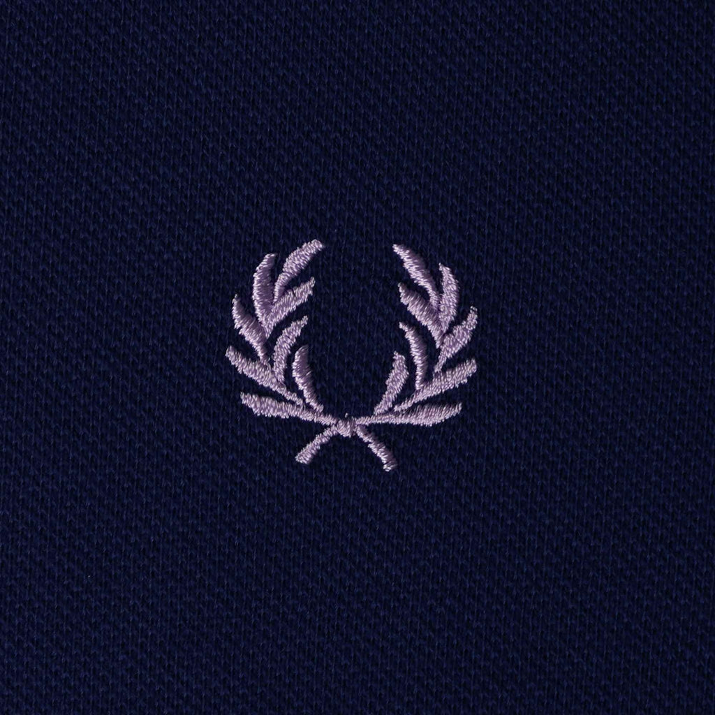 Fred Perry M4 Bomber Collar Polo Shirt - French Navy