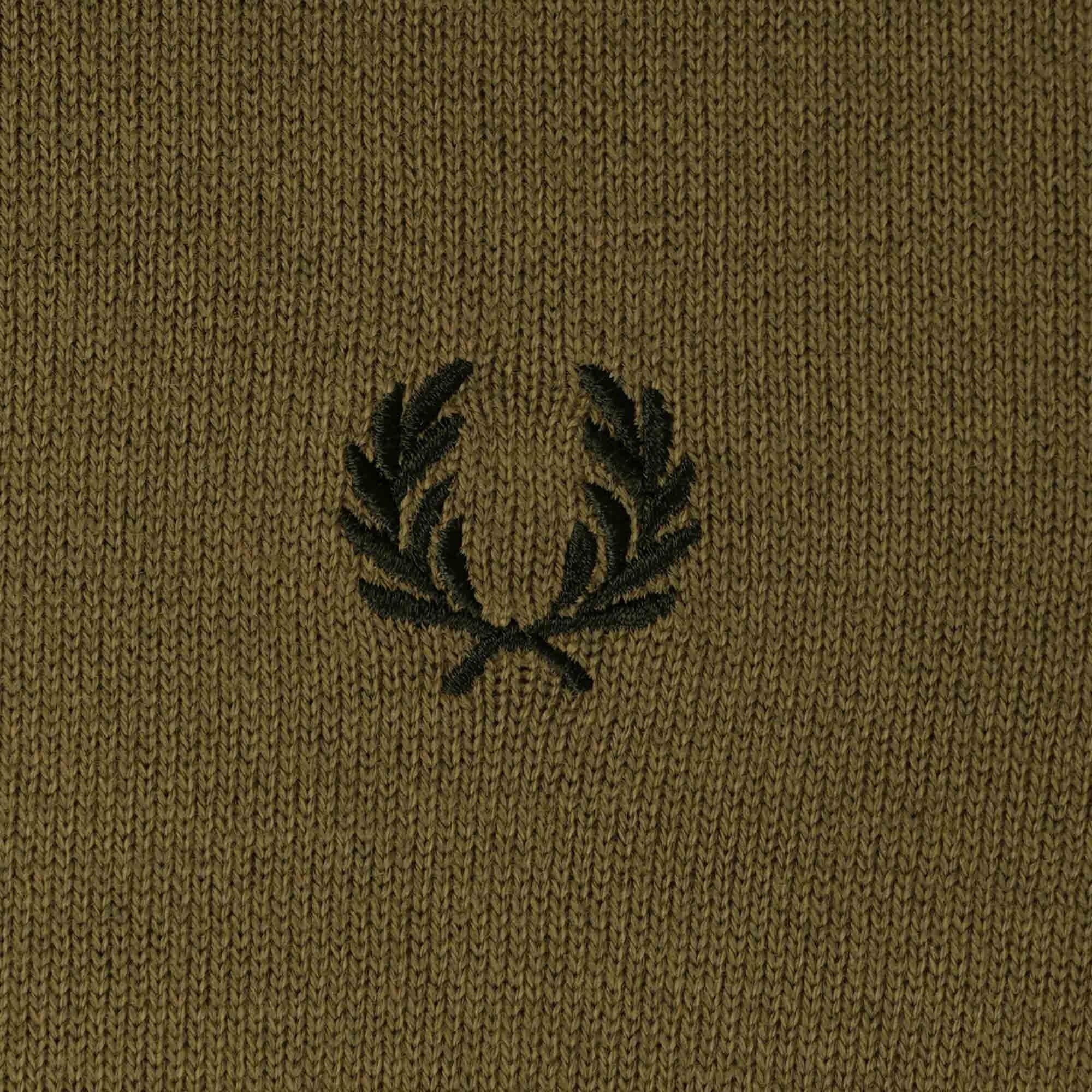 Fred Perry Classic Crew Neck Jumper - Shaded Stone