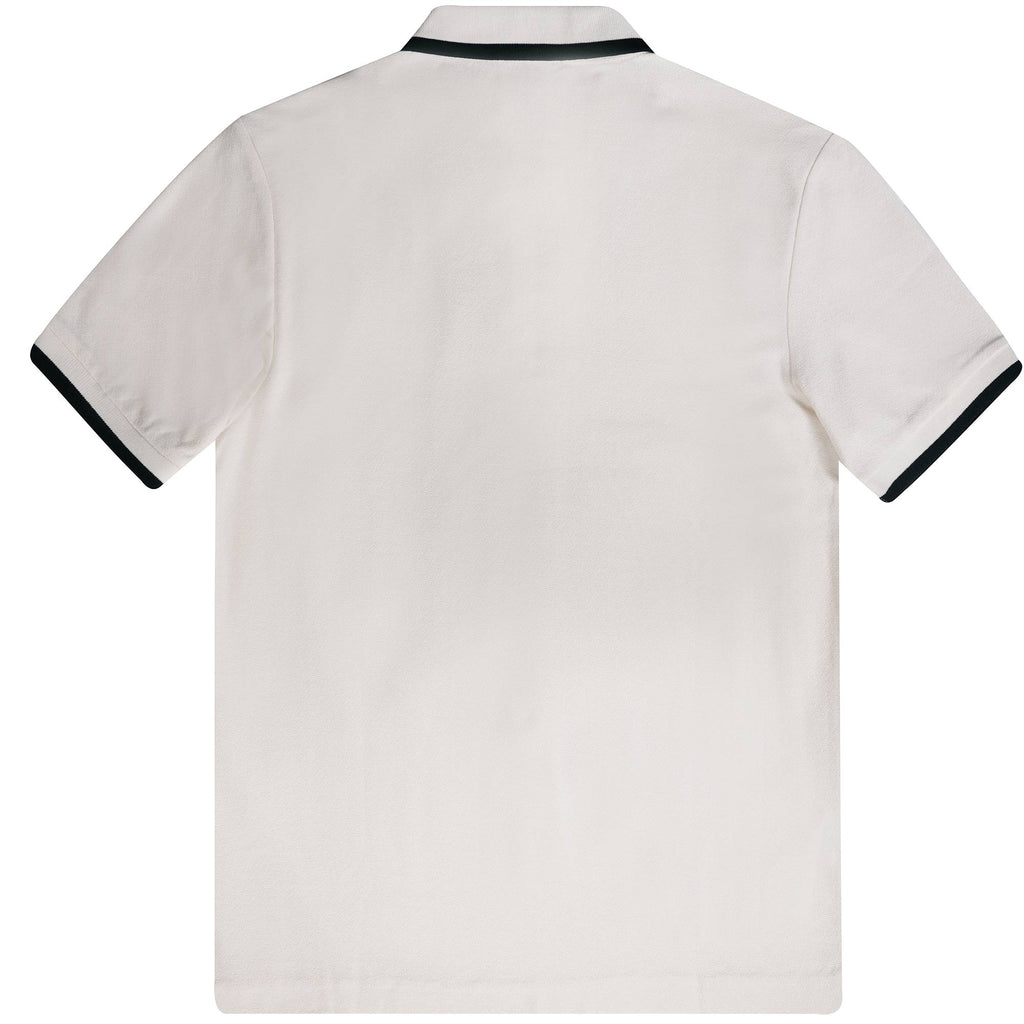 Fred Perry M4 Half Zip Polo Shirt - Ecru