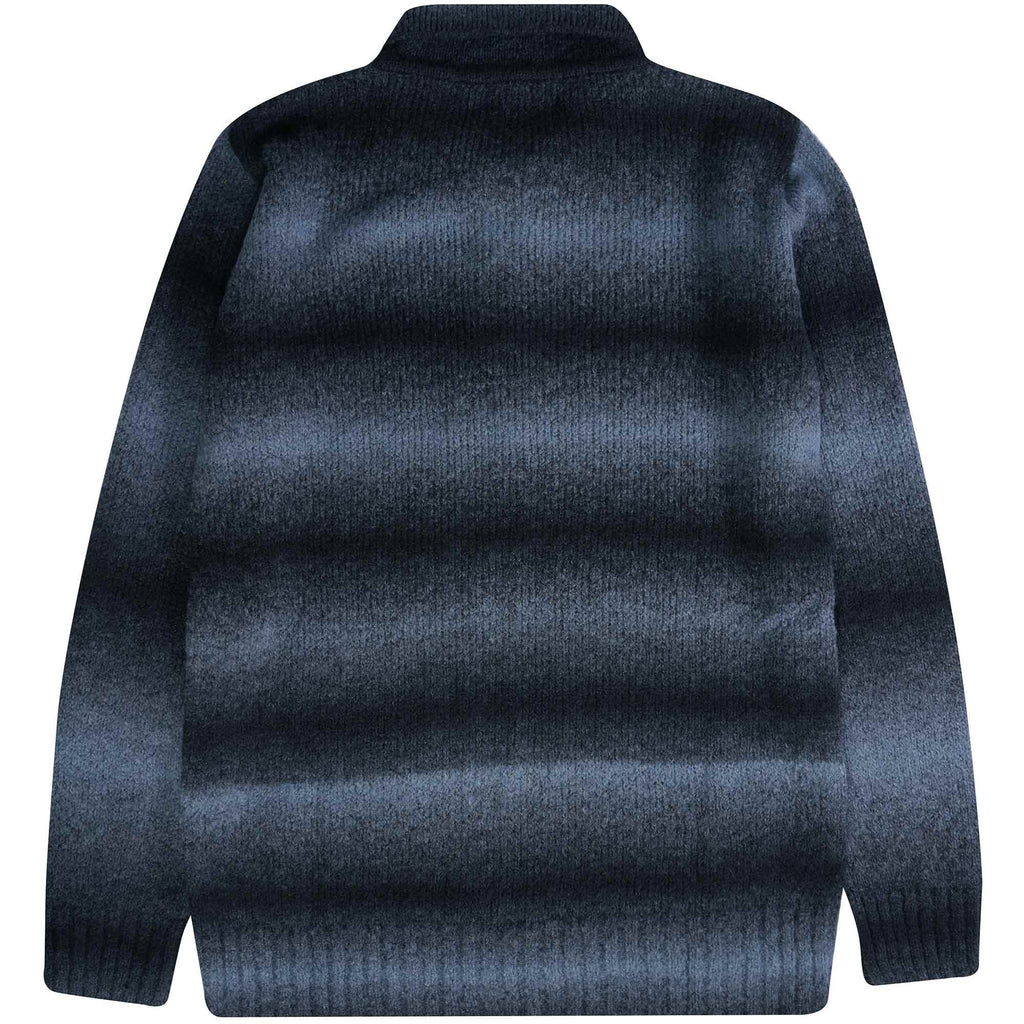 Far Afield Kier Long Sleeve Polo - Slate Navy
