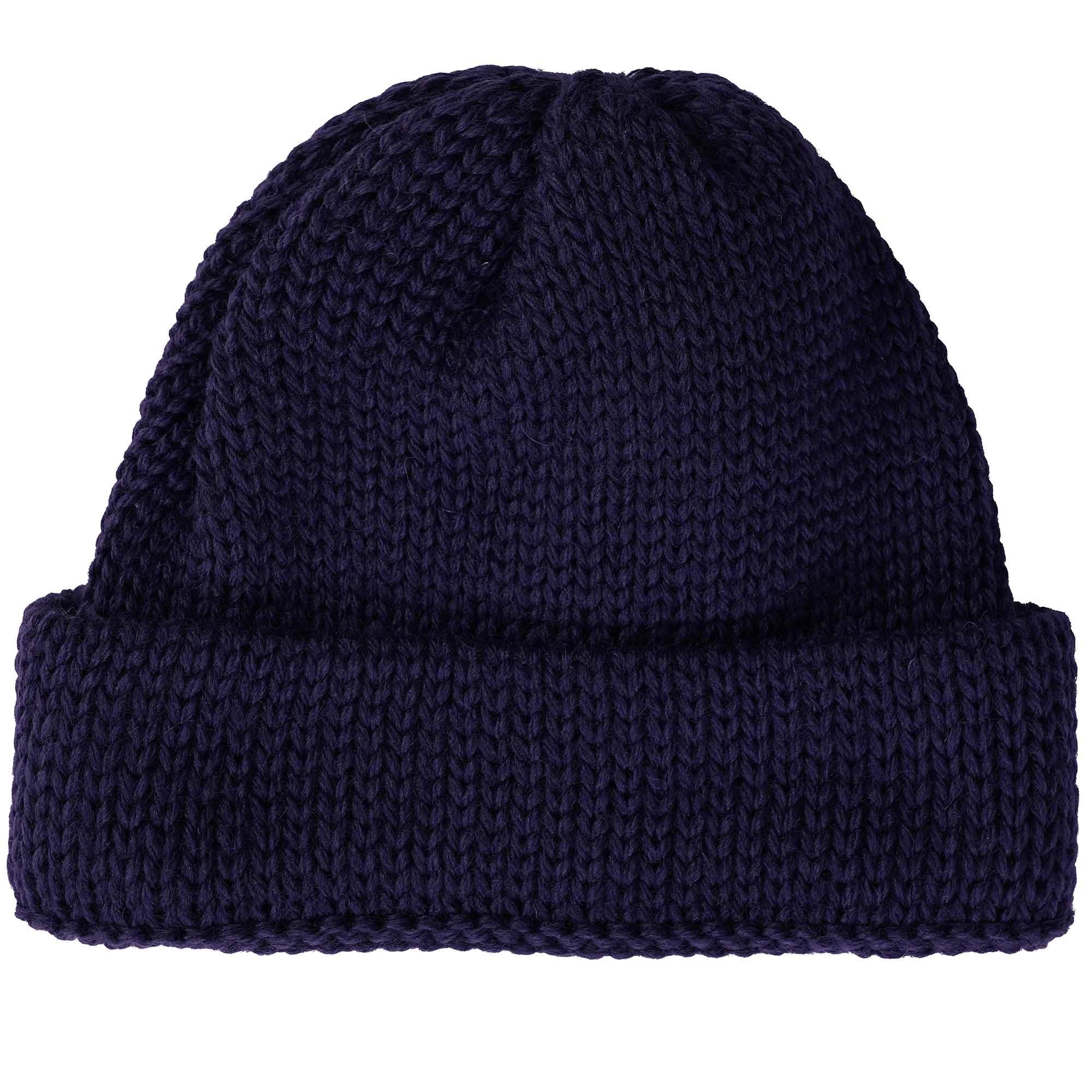 Universal Works Short Watch Beanie - Navy