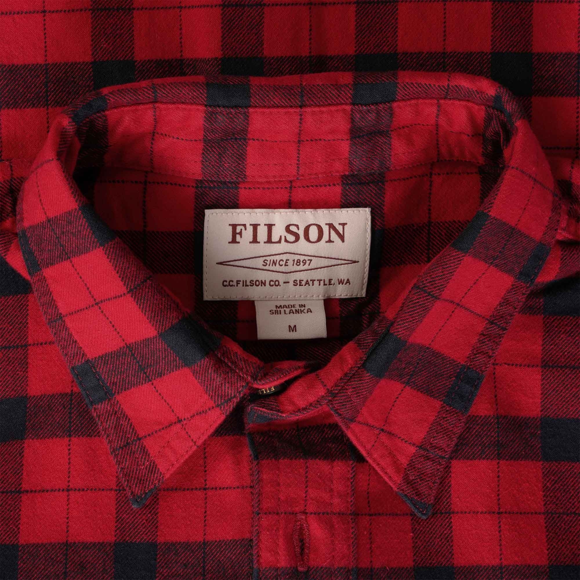 Filson Alaskan Guide Shirt - Red/Black
