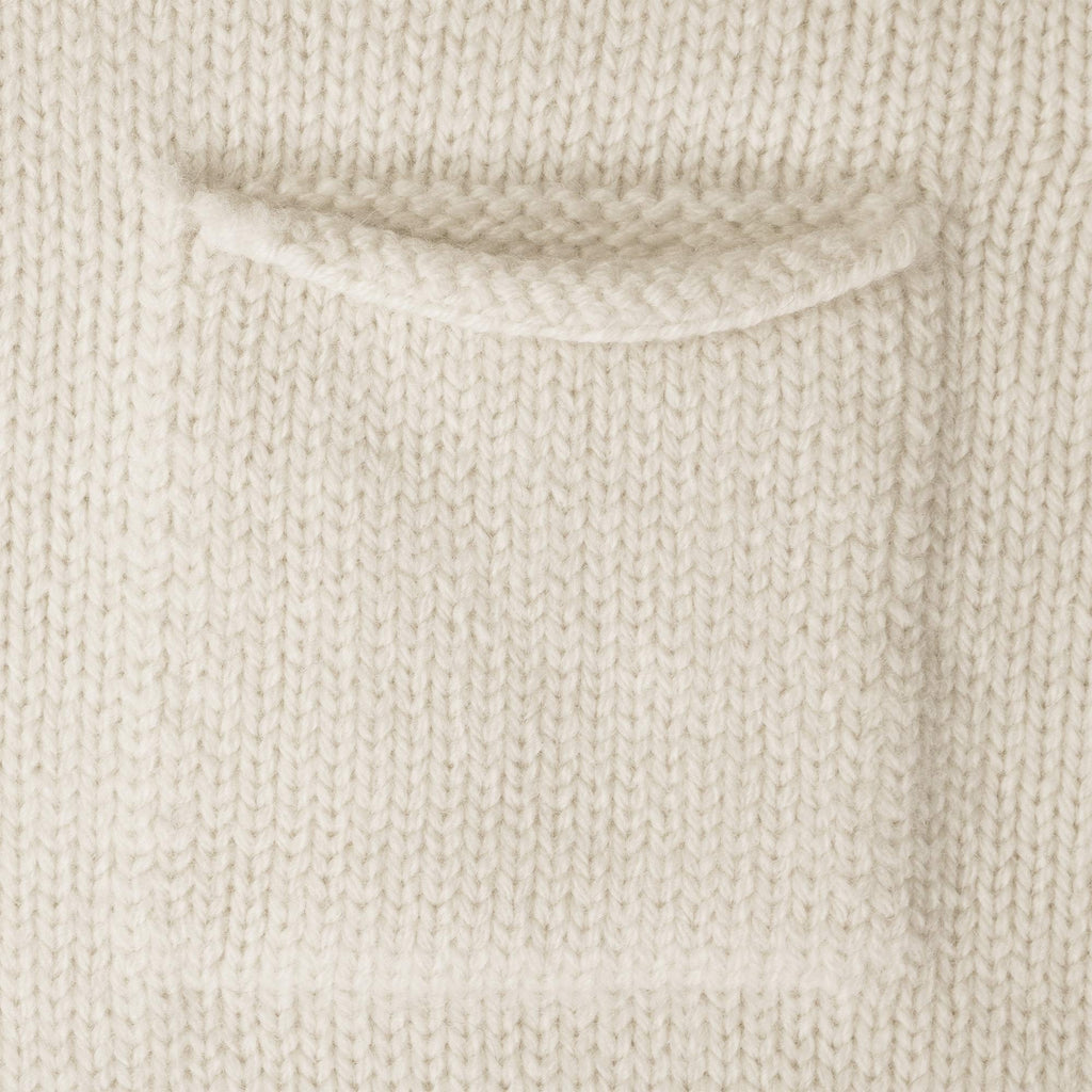 Nigel Cabourn Wool Roll Neck Jumper - Natural