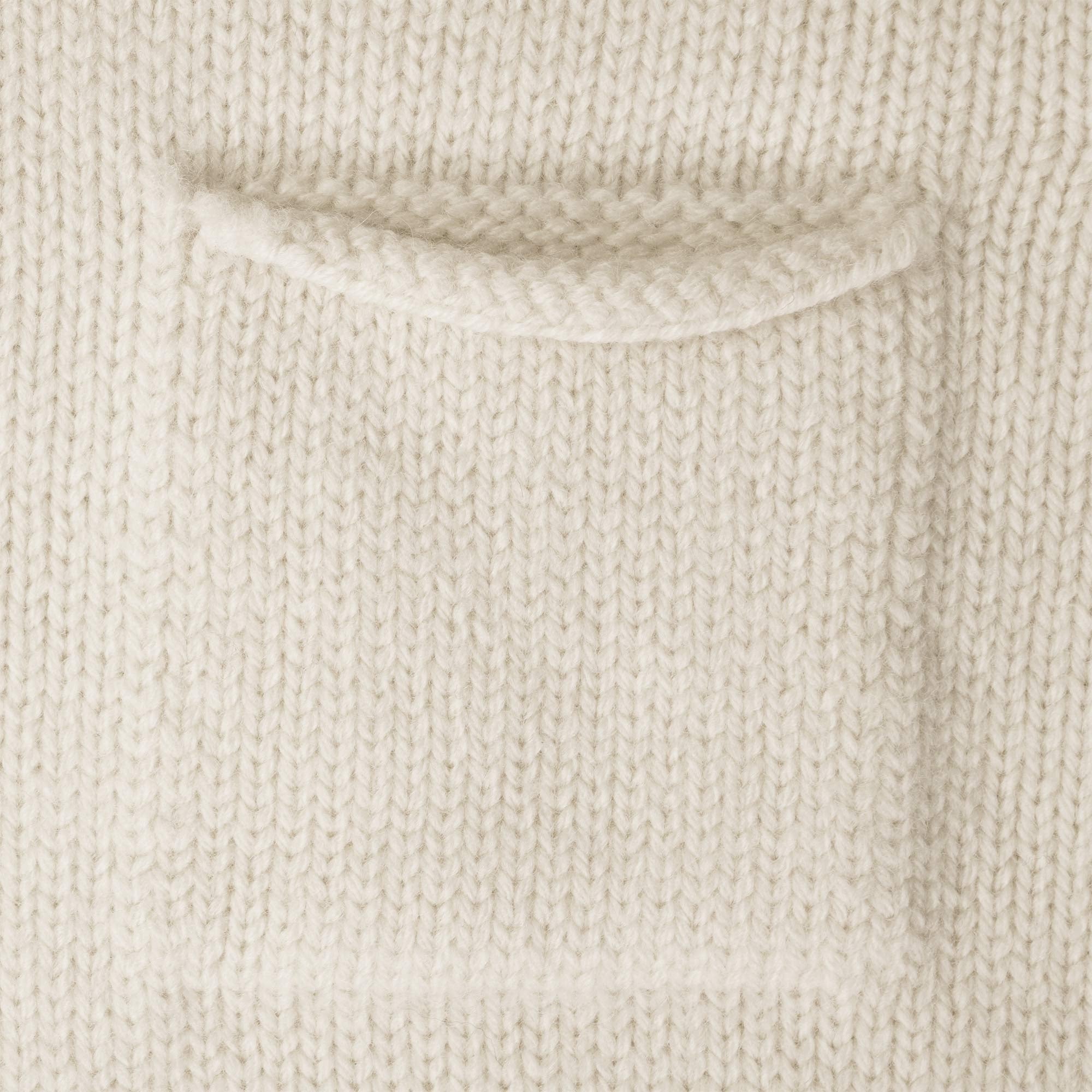 Nigel Cabourn Wool Roll Neck Jumper - Natural
