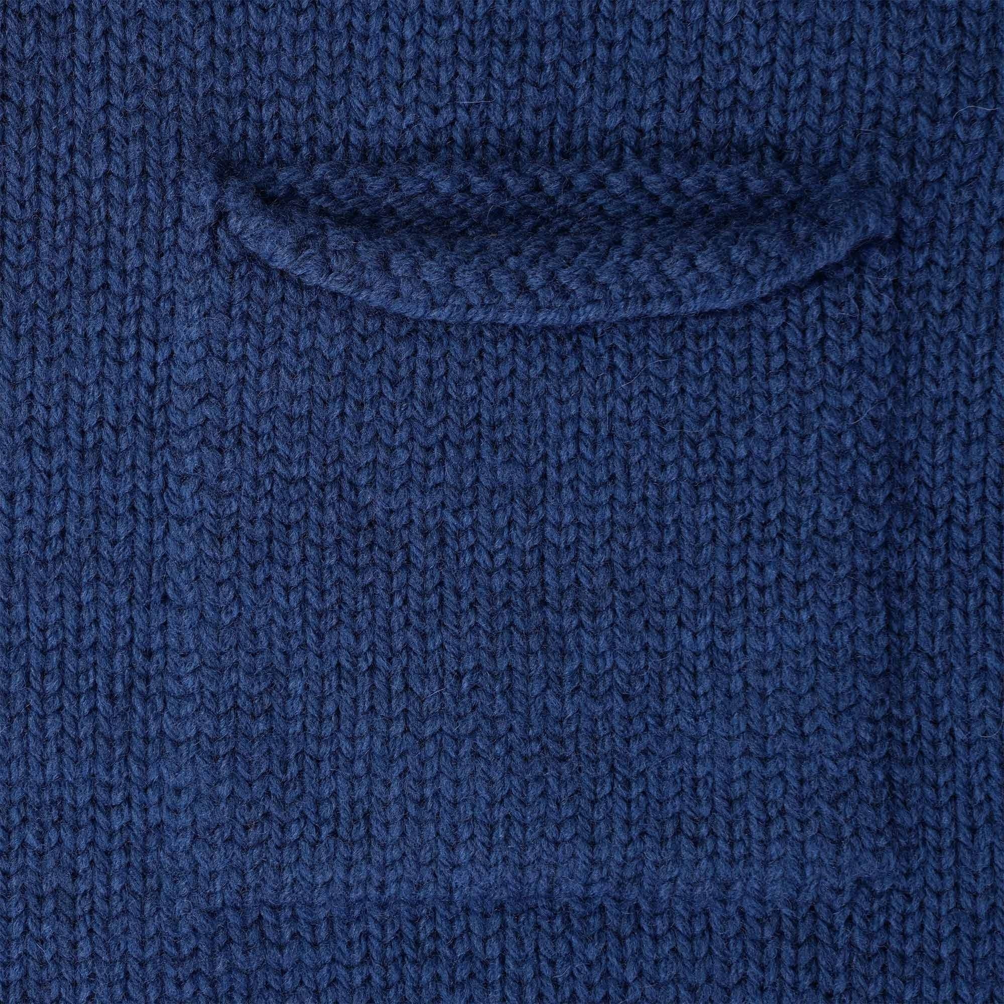 Nigel Cabourn Wool Roll Neck Jumper - Denim