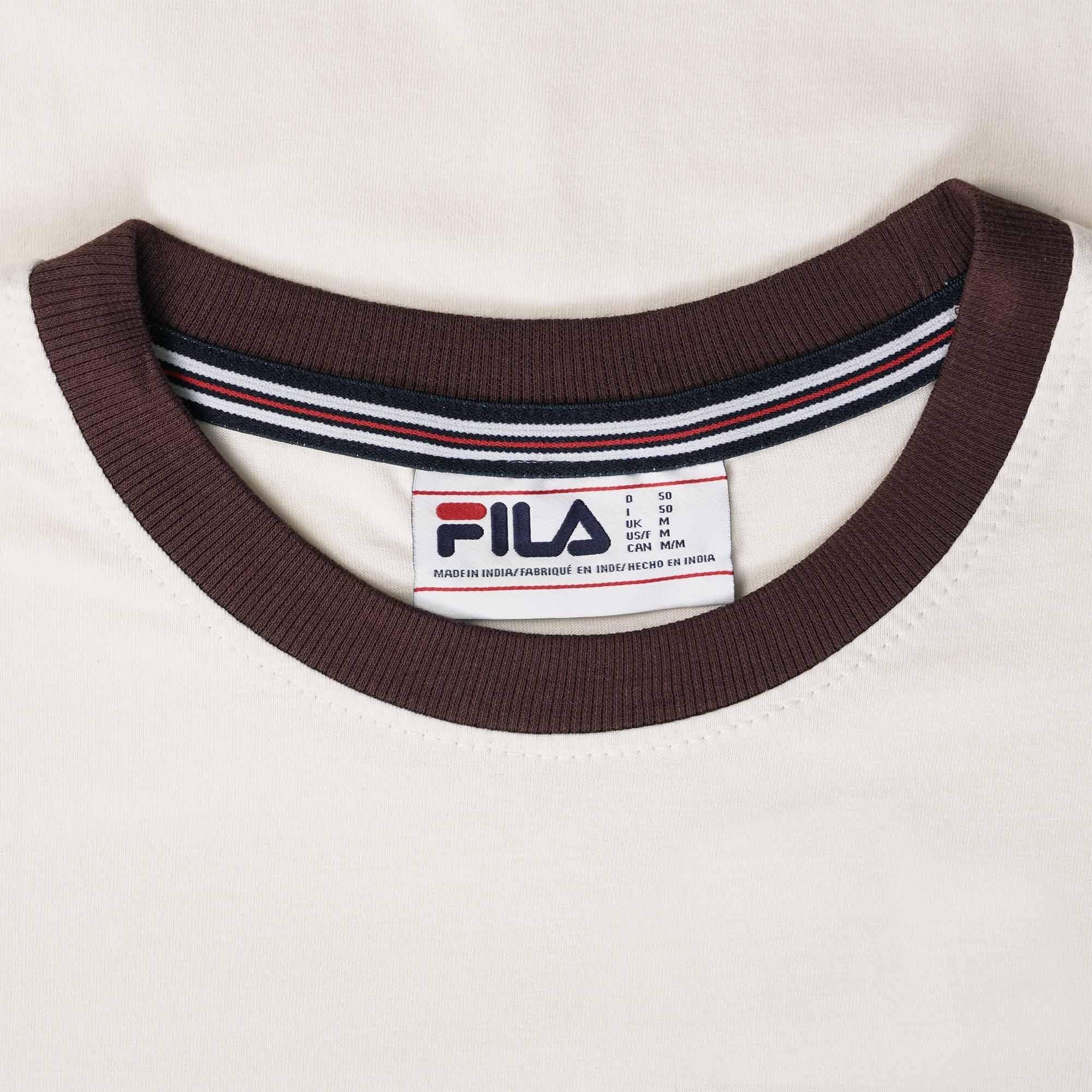 Fila Vintage Marconi Ringer T-Shirt - Egret