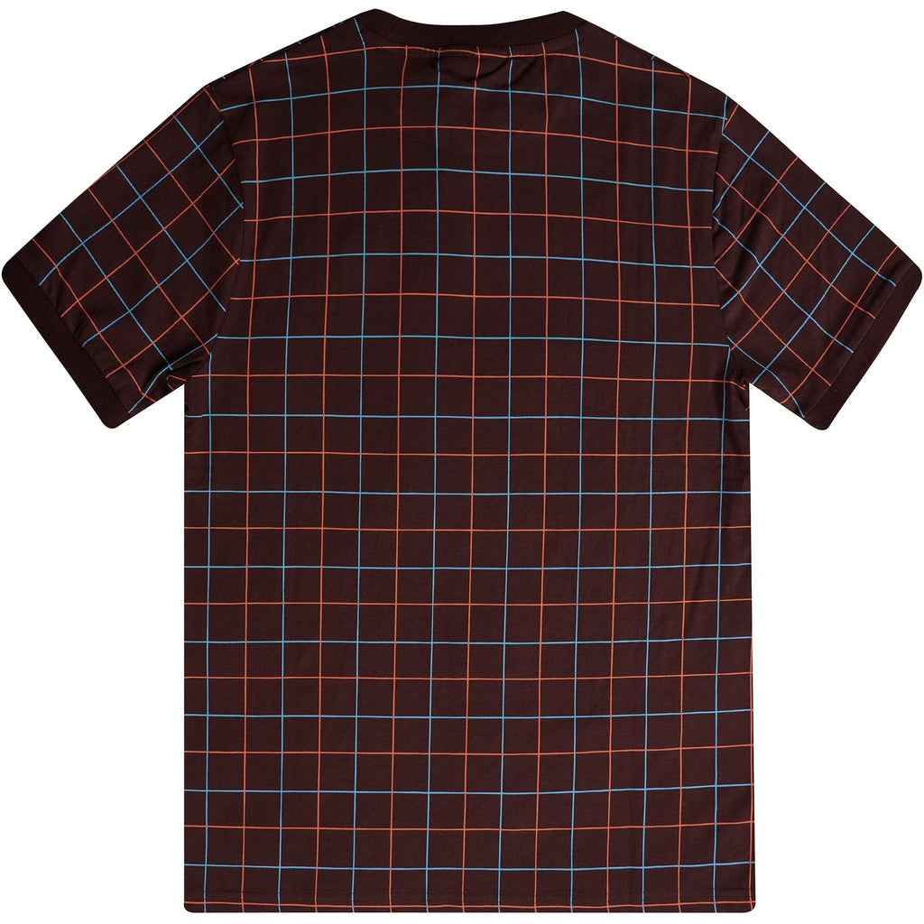 Fila Vintage Casbian Ringer T-Shirt - Brown Stone