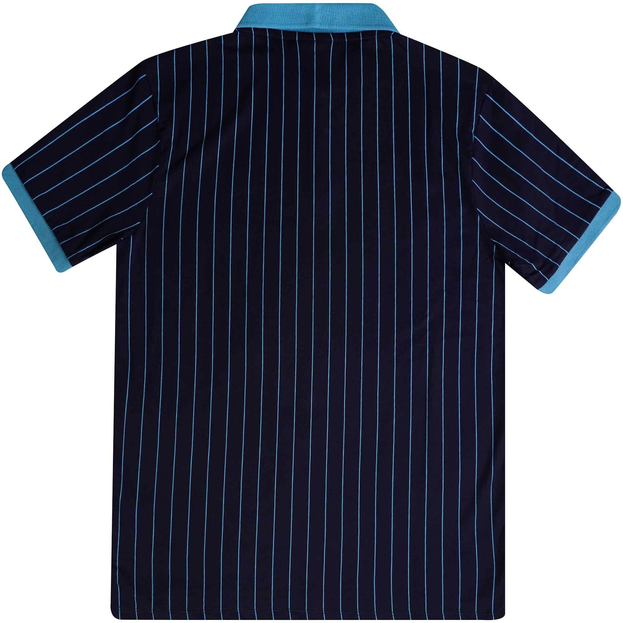 Fila Vintage BB1 Striped Polo Shirt - Navy