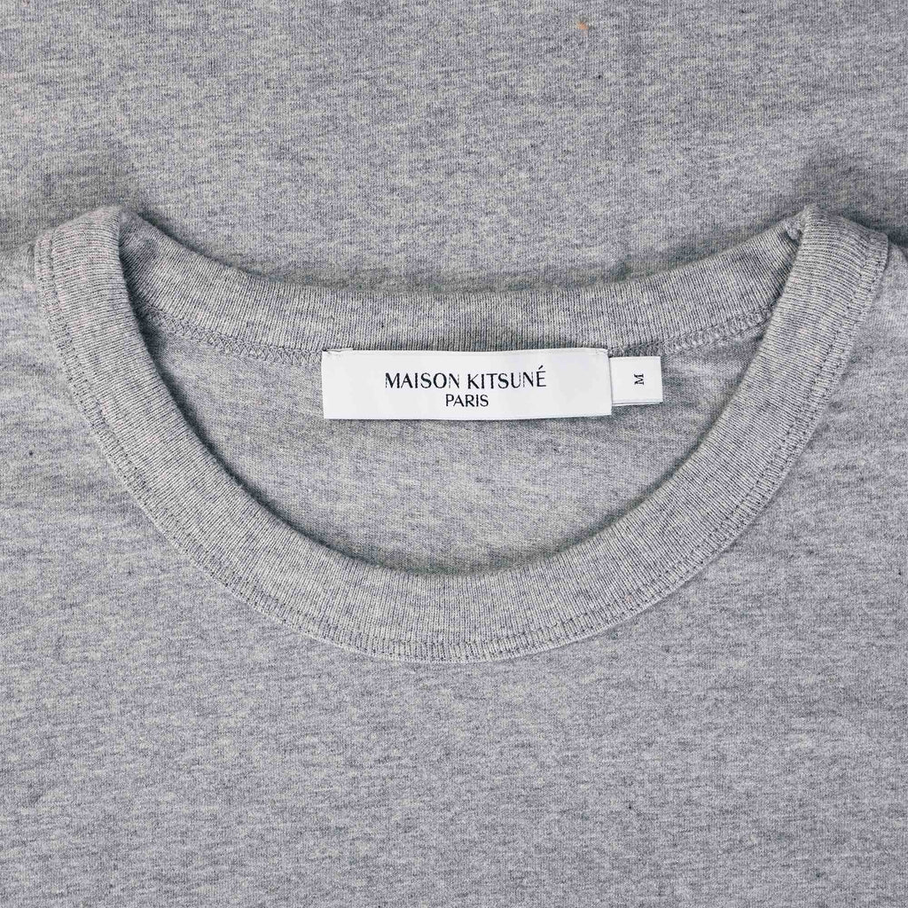 Maison Kitsune Baby Fox Patch Pocket T-Shirt - Grey