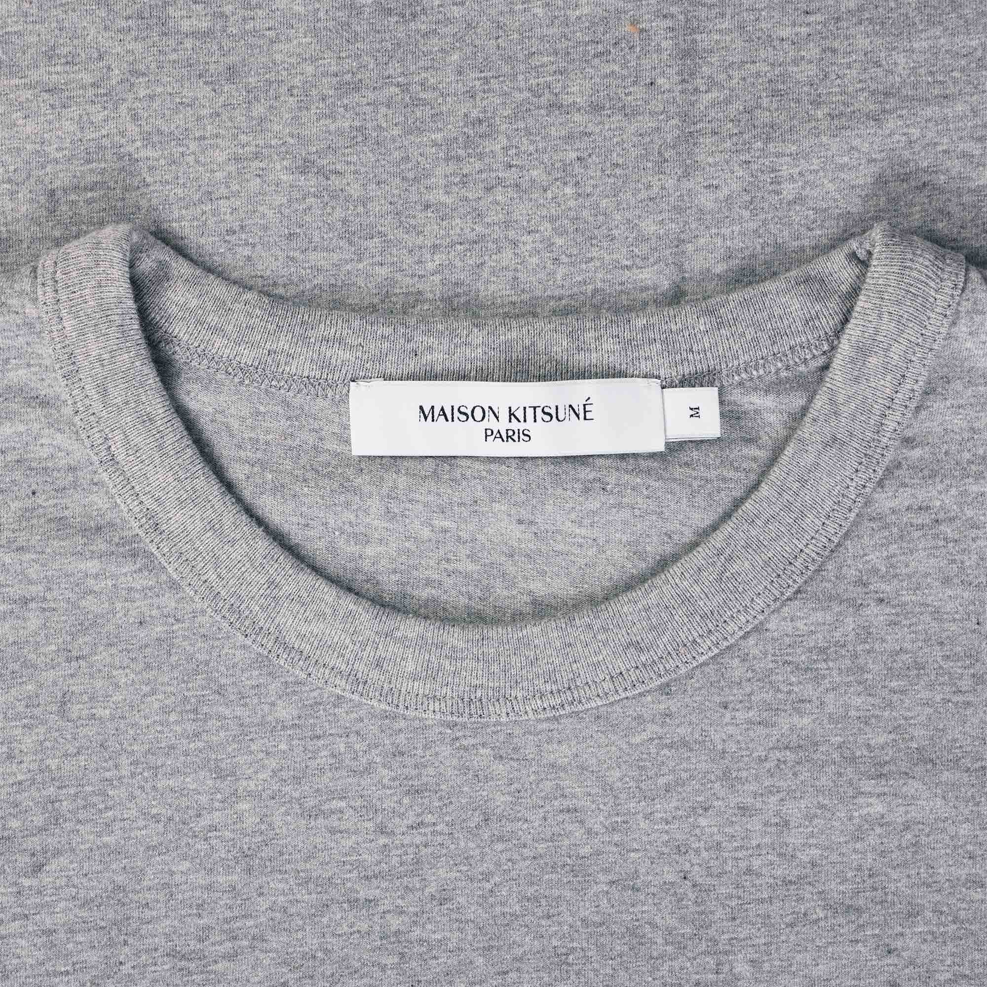 Maison Kitsune Baby Fox Patch Pocket T-Shirt - Grey