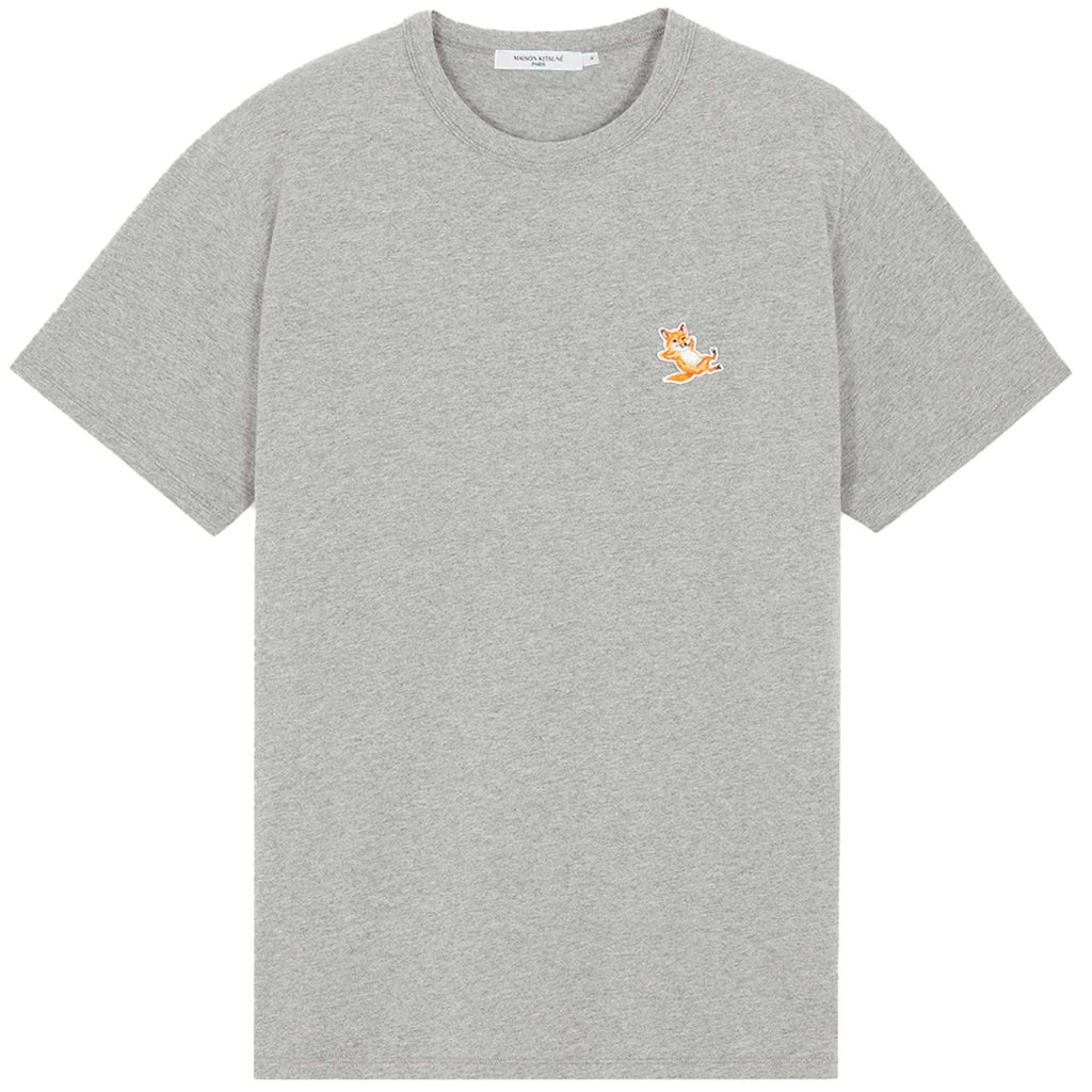 Maison Kitsune Chillax Fox Patch Classic T-Shirt - Grey