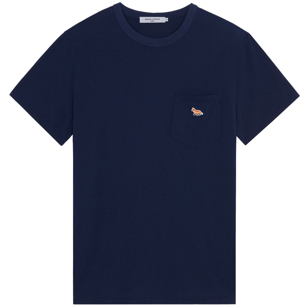 Maison Kitsune Baby Fox Patch Pocket T-Shirt - Navy