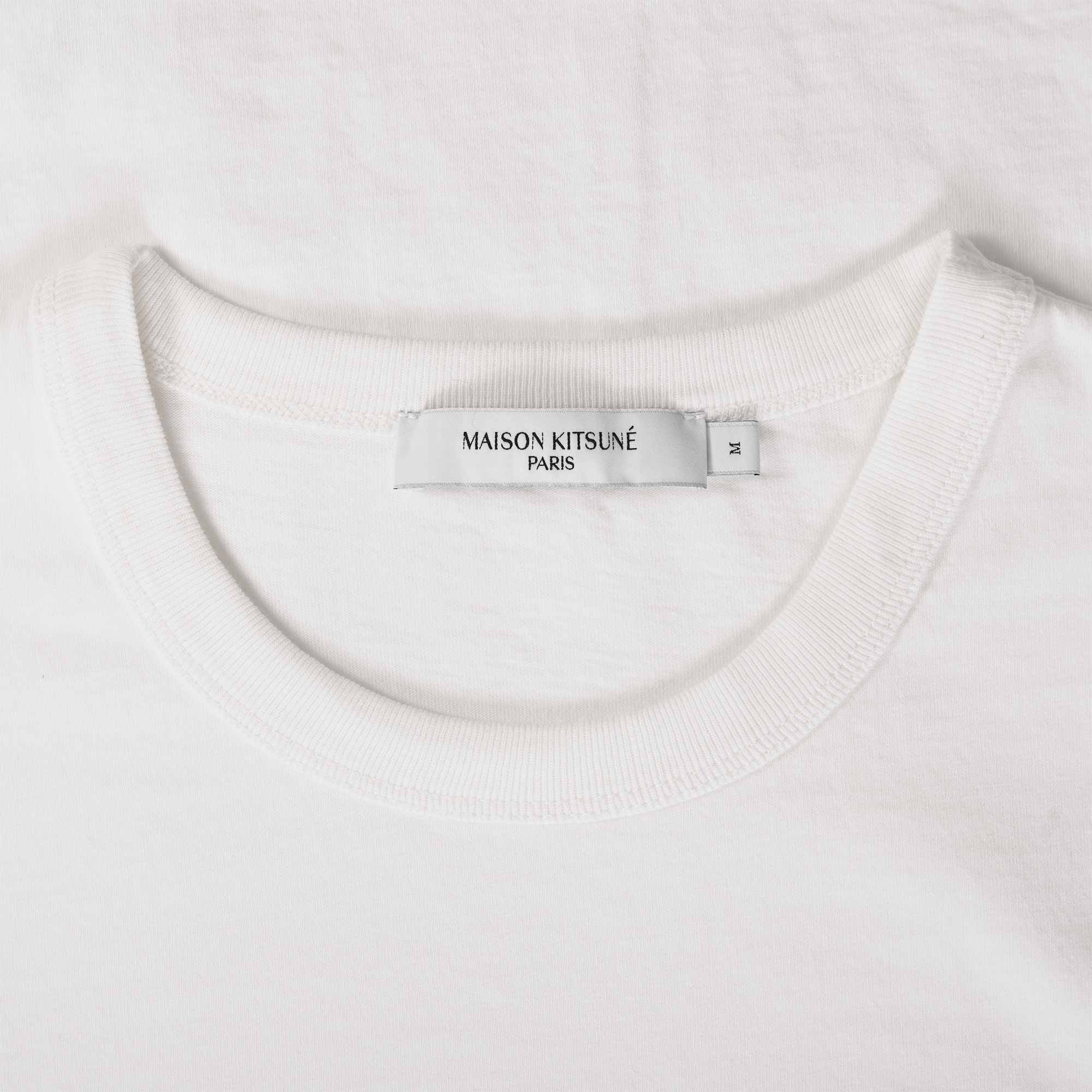 Maison Kitsune Handwriting Classic T-Shirt - Latte