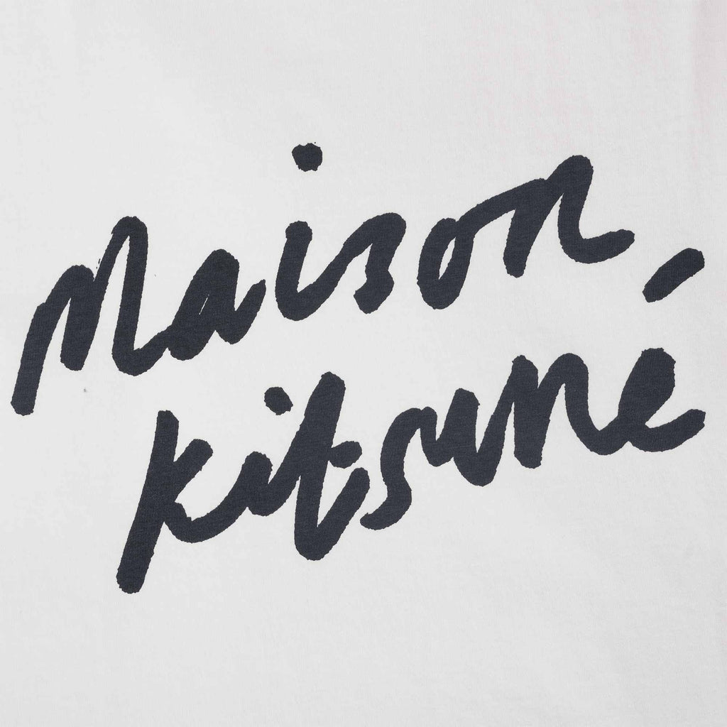 Maison Kitsune Handwriting Classic T-Shirt - Latte