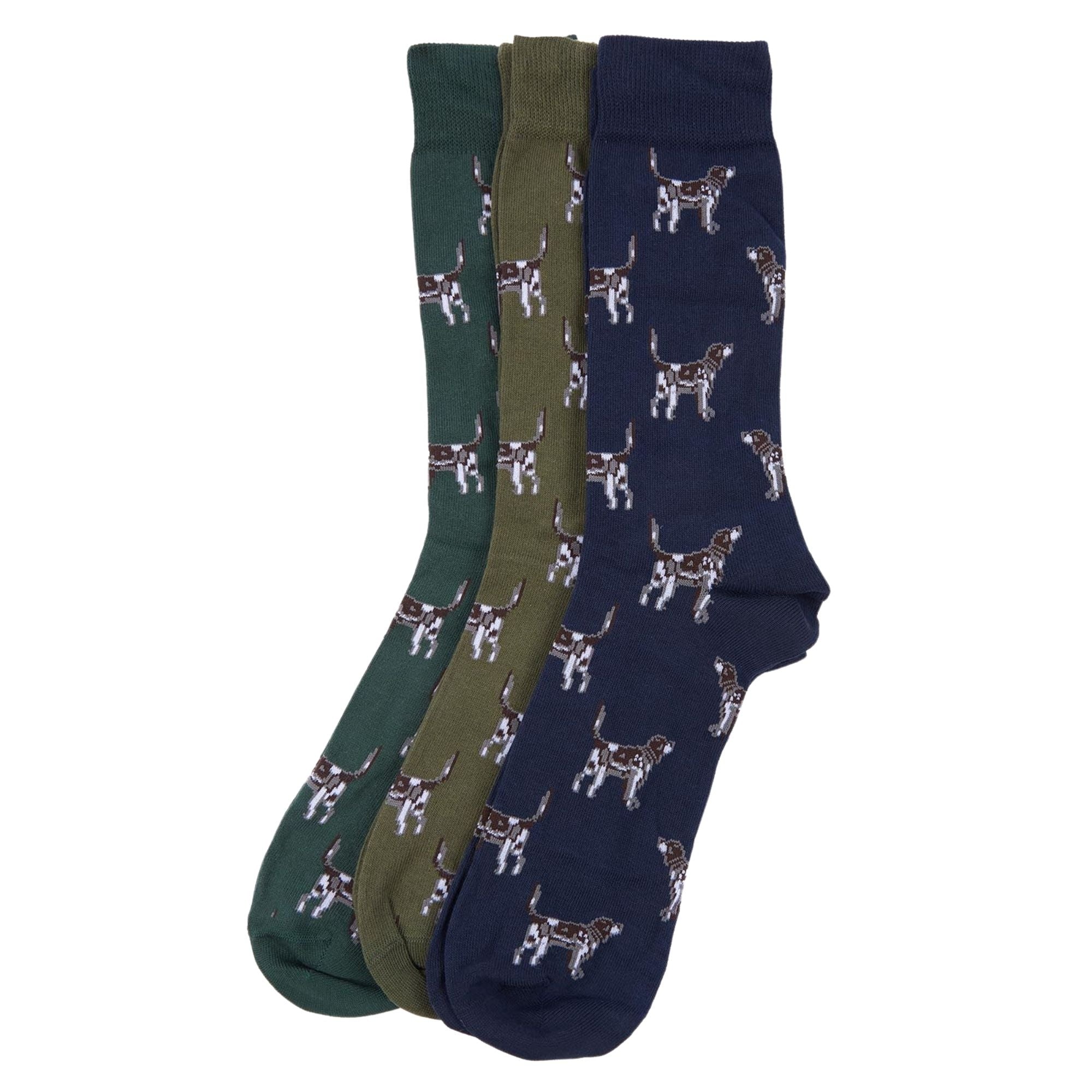 Barbour Pointer Dog Socks Gift Box