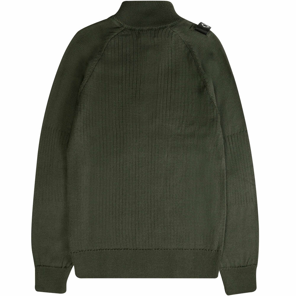 Ma Strum Quarter Zip Knit - Oil Slick