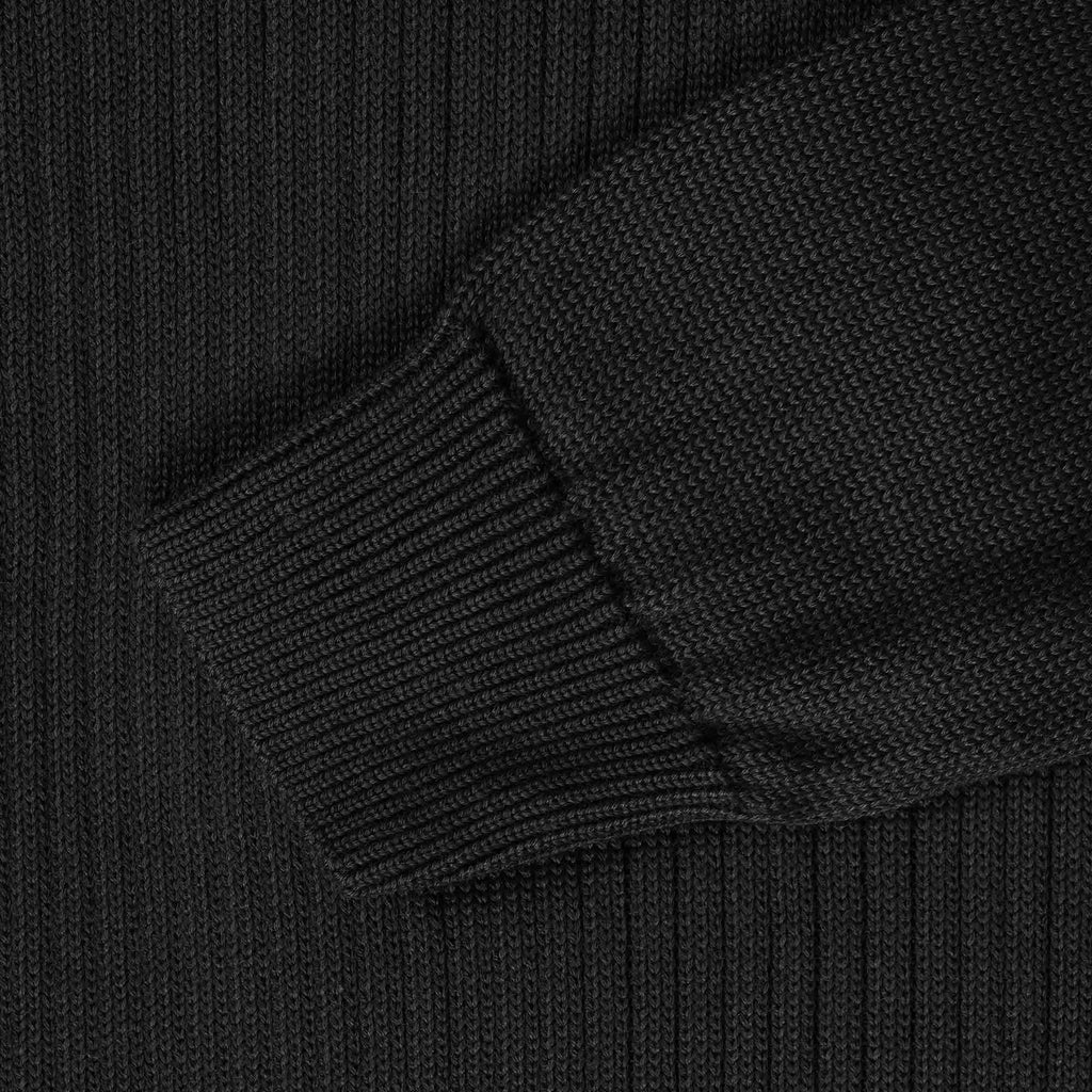 Ma Strum Roll Neck Knit - Jet Black