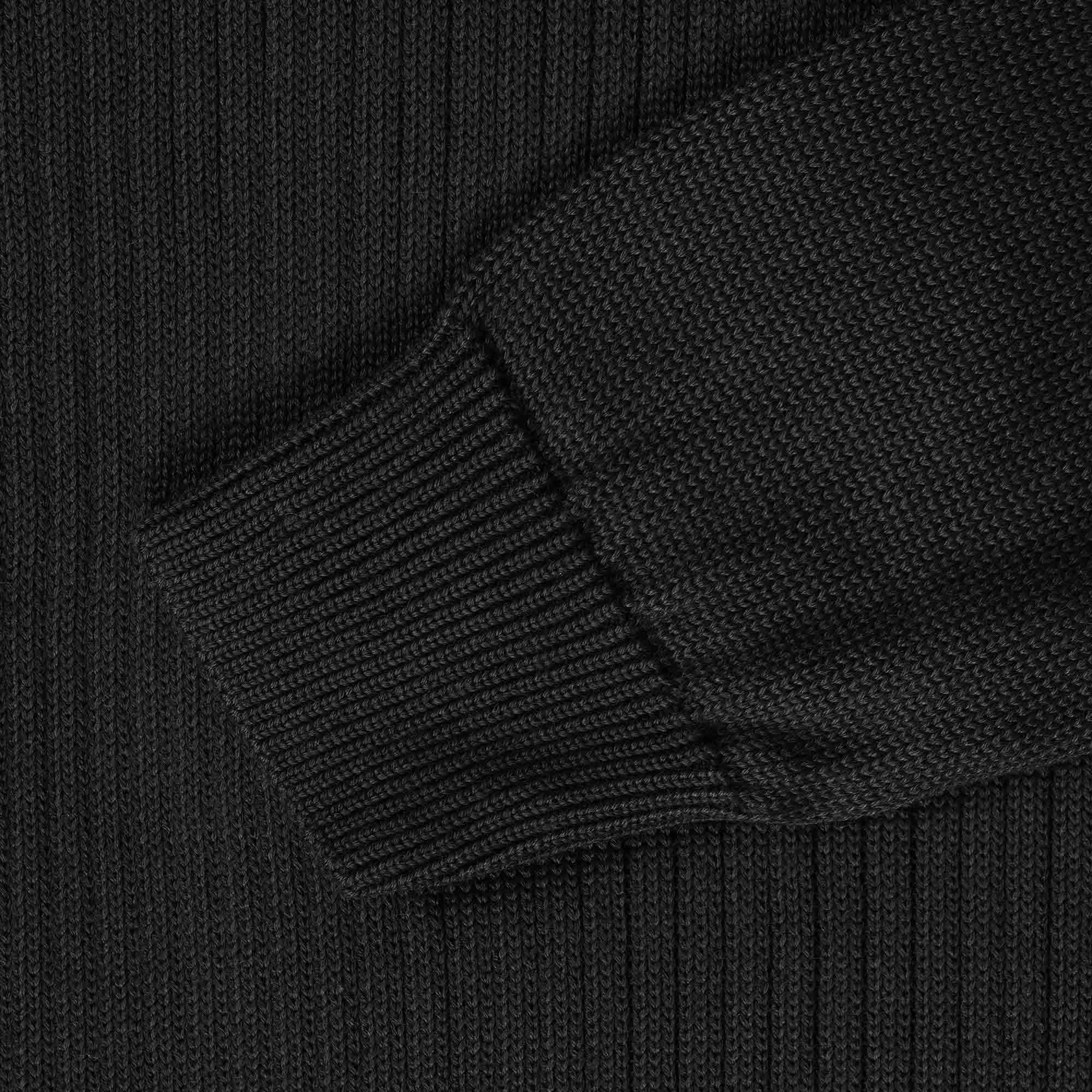 Ma Strum Roll Neck Knit - Jet Black