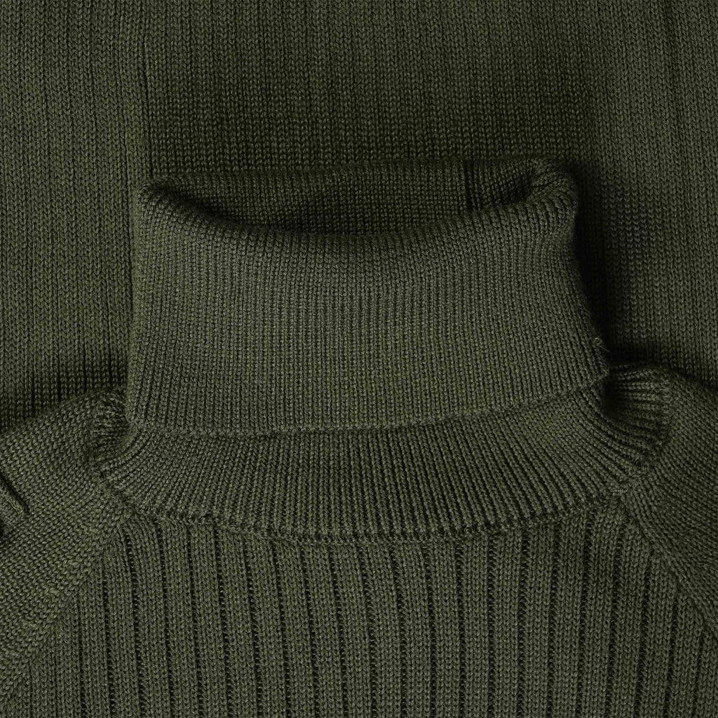 Ma Strum Roll Neck Knit - Oil Slick