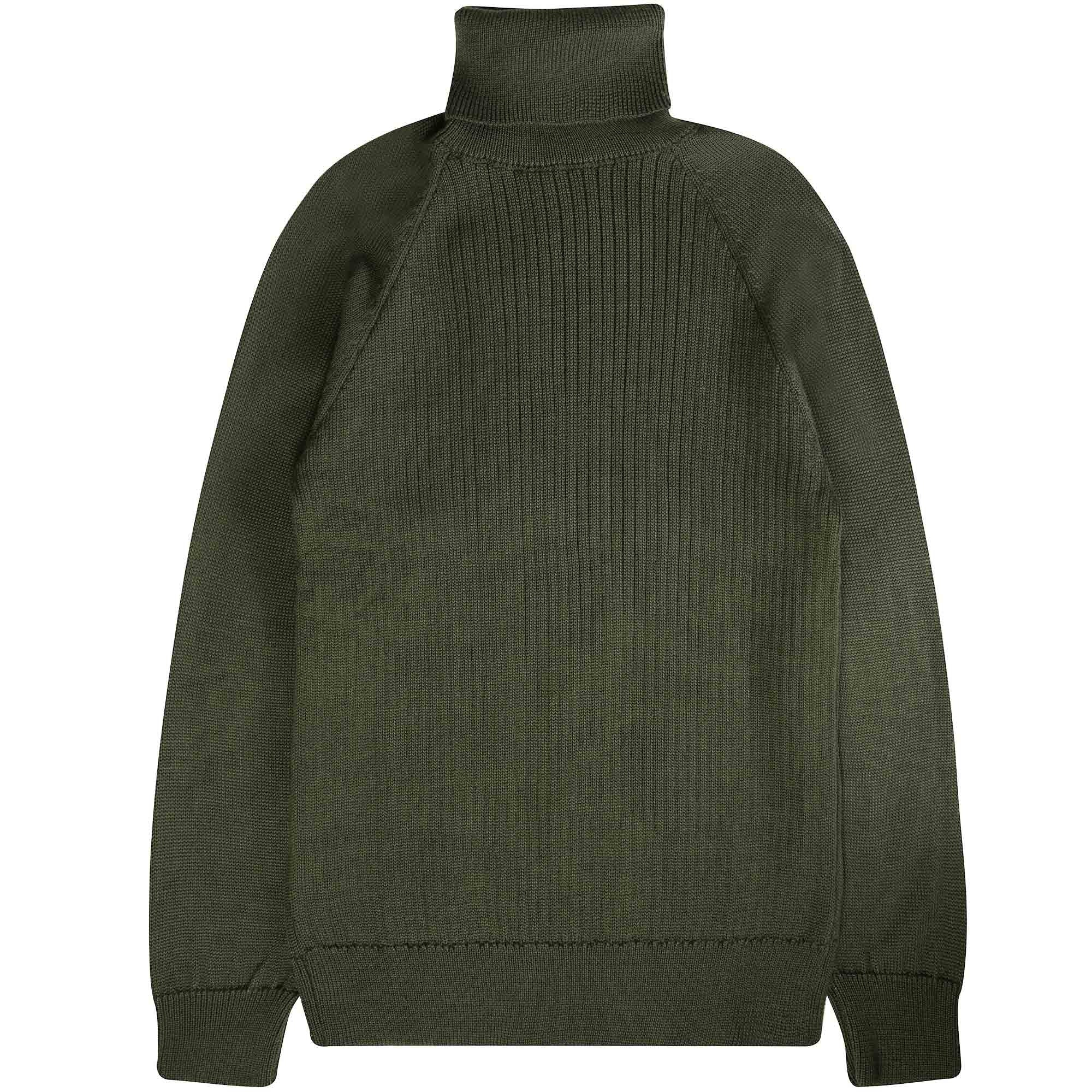 Ma Strum Roll Neck Knit - Oil Slick