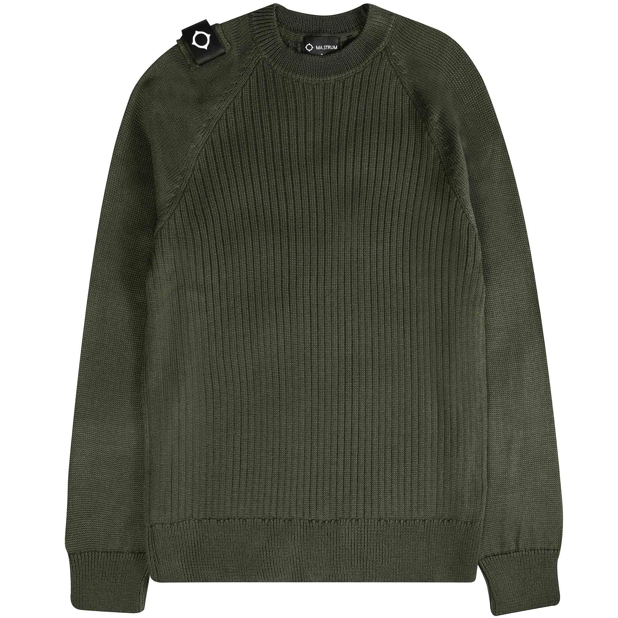 Ma Strum Crew Neck Knit - Oil Slick