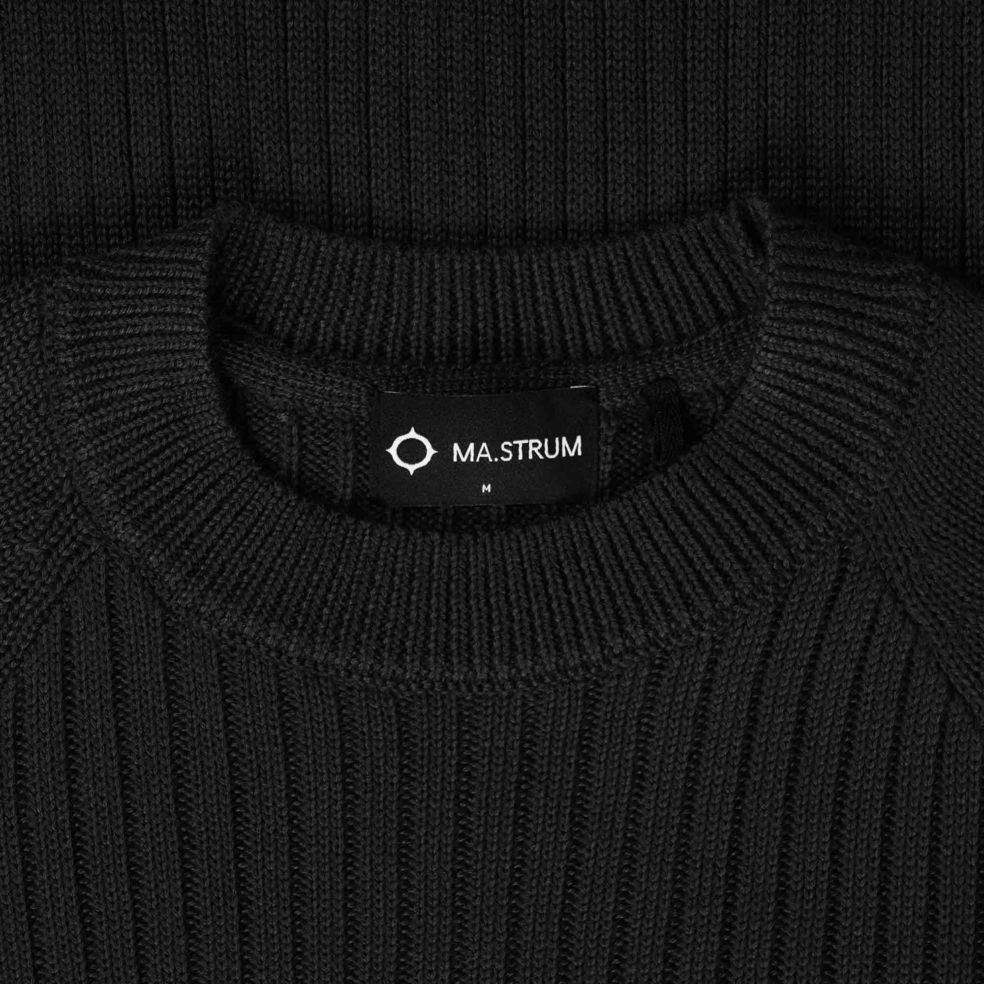 Ma Strum Crew Neck Knit - Jet Black