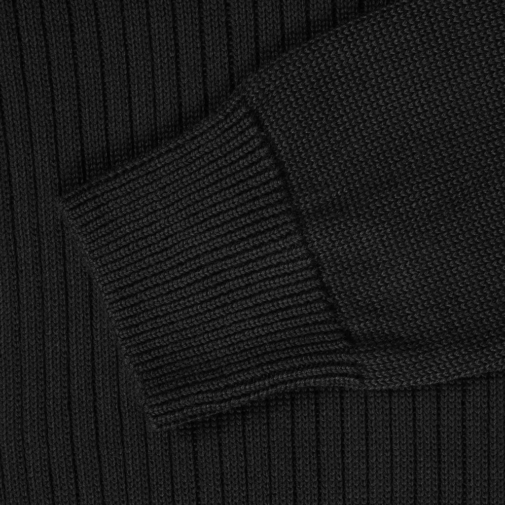 Ma Strum Crew Neck Knit - Jet Black