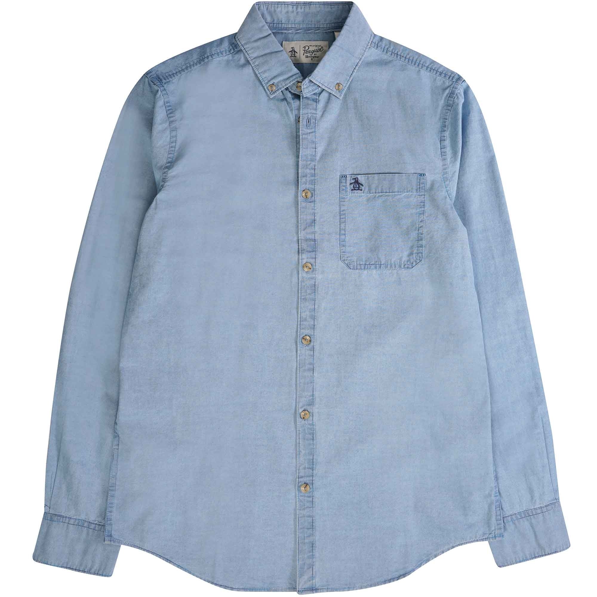 Original Penguin Woven Shirt - Denim