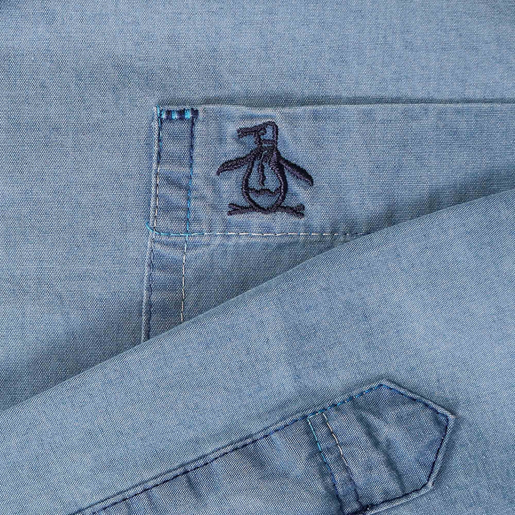 Original Penguin Woven Shirt - Denim