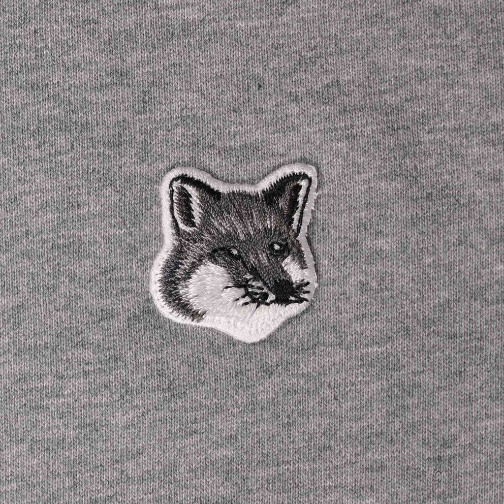 Maison Kitsune Grey Fox Head Patch Classic Sweatshirt - Grey Melange