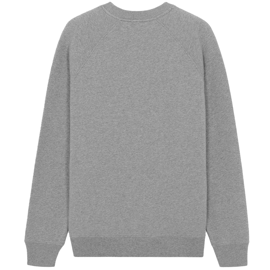 Maison Kitsune Grey Fox Head Patch Classic Sweatshirt - Grey Melange