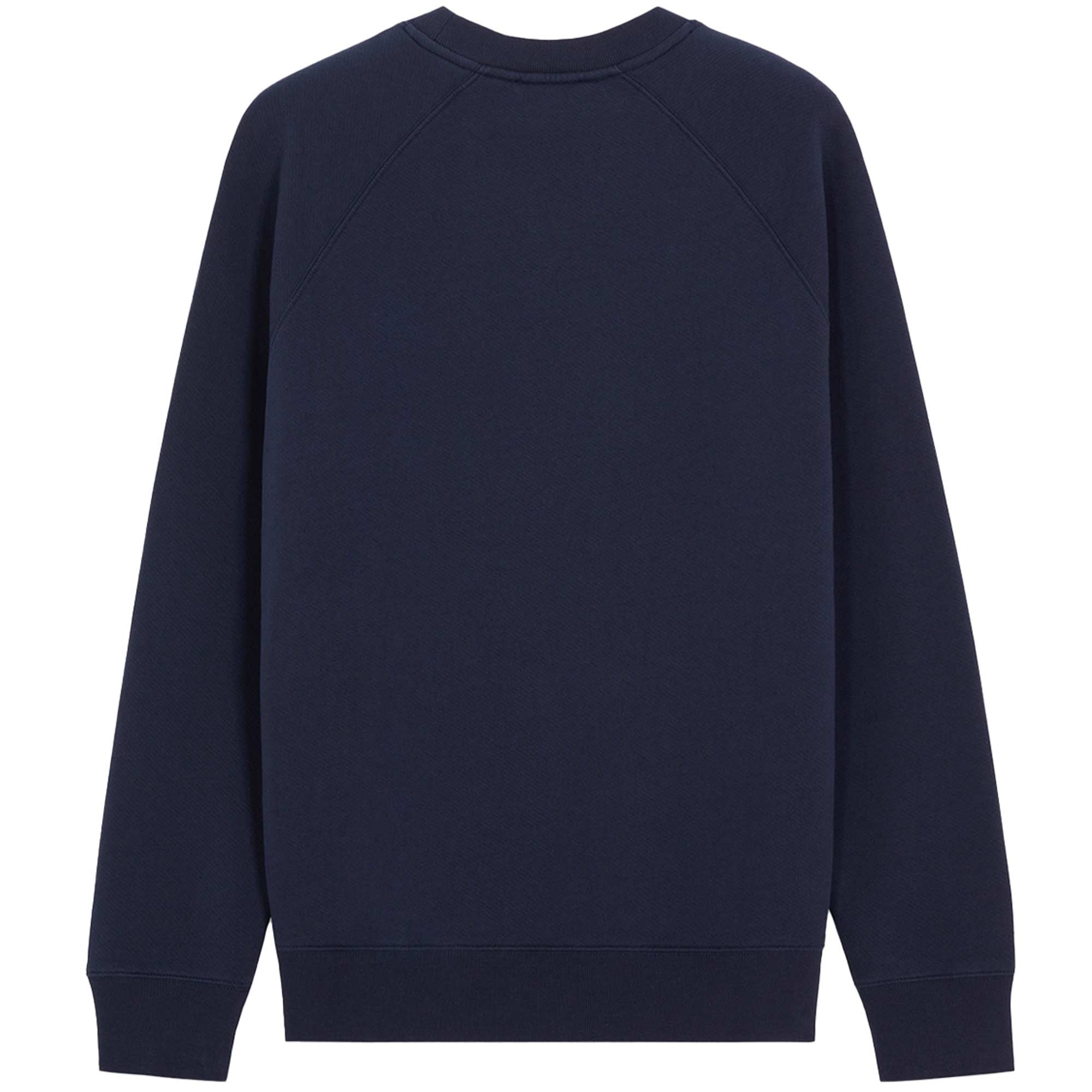 Maison Kitsune Grey Fox Head Patch Classic Sweatshirt - Navy